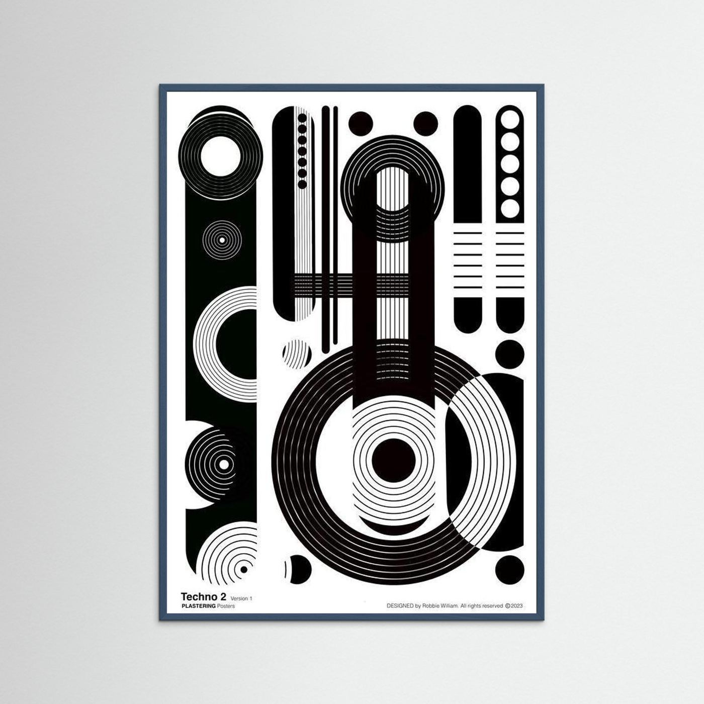 TECHNO 2 - V1 by WalkinHISlight.art - Fine Art Printed Posters 