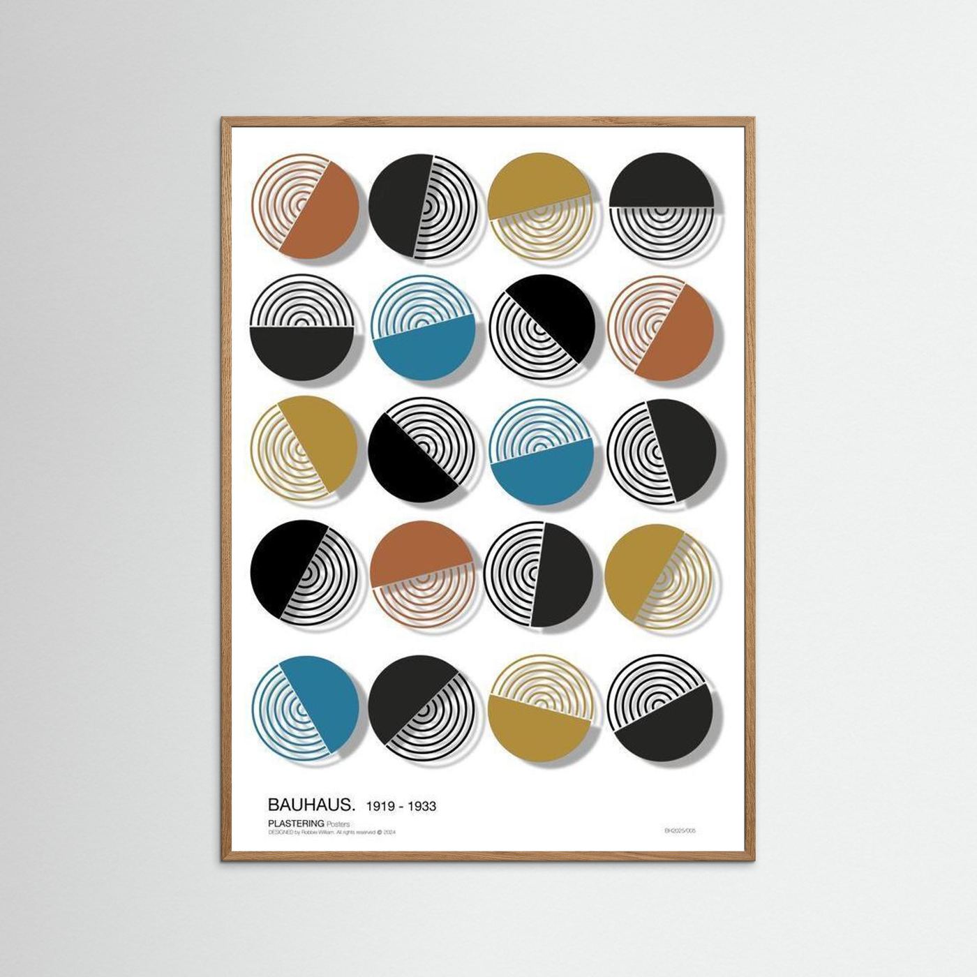 BAUHAUS 1919-1933 D001 V5  by WalkinHISlight.art - Fine Art Printed Posters