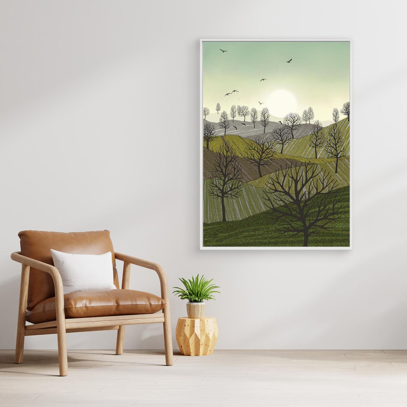 OVER THE HILLS  by WalkinHISlight.art - Fine Art Canvases