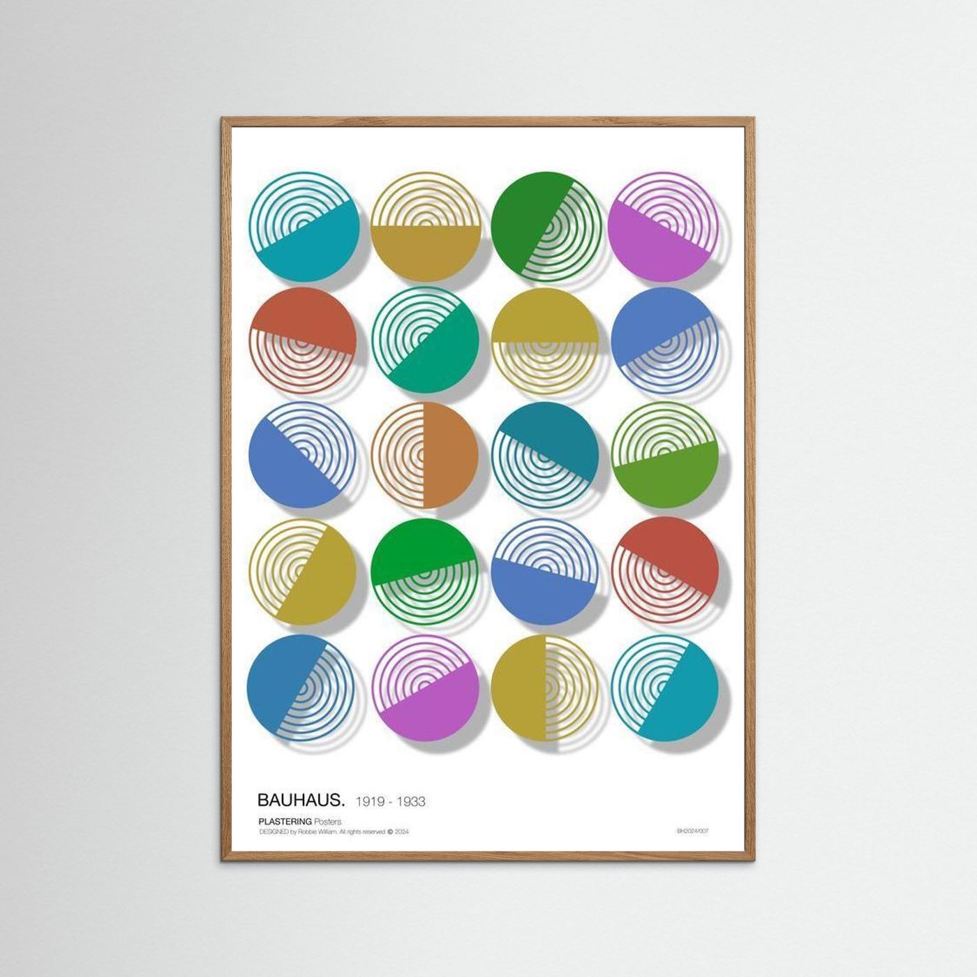 BAUHAUS 1919-1933 D001 V7  by WalkinHISlight.art - Fine Art Printed Posters