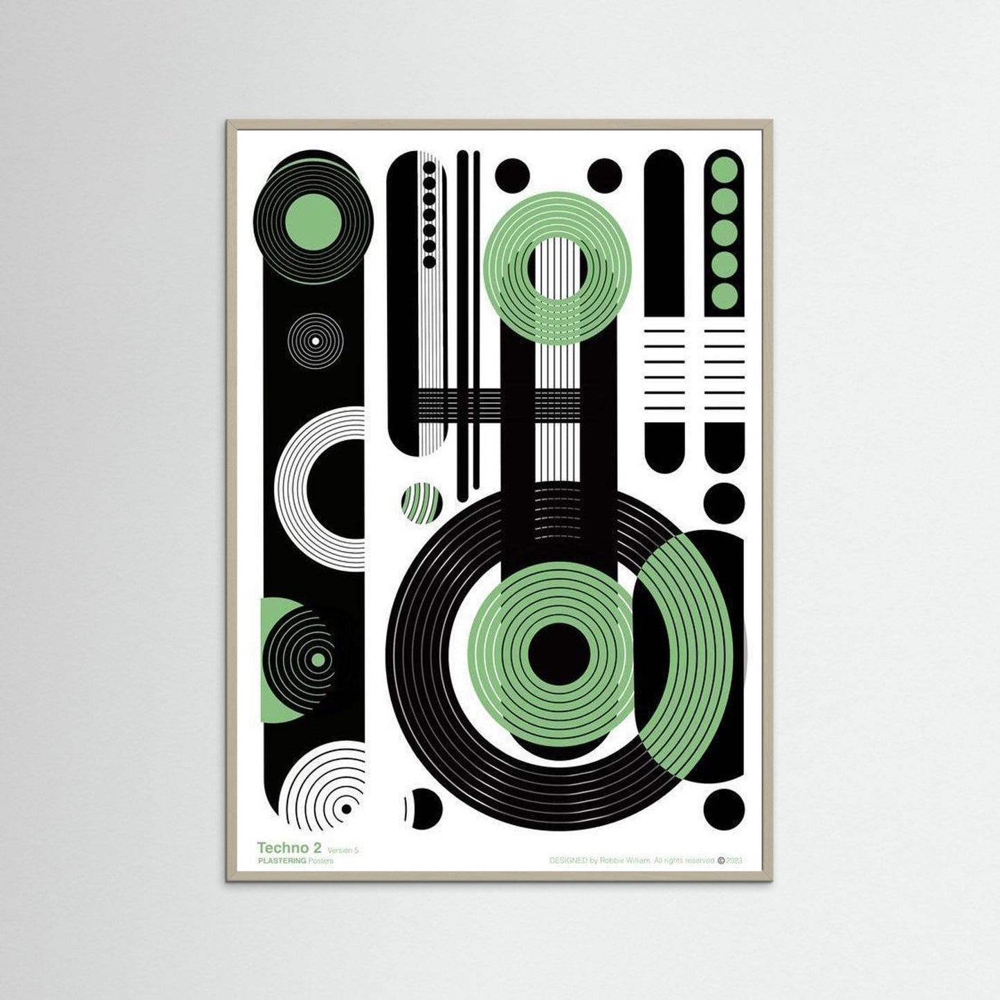 TECHNO 2 - V5 by WalkinHISlight.art - Fine Art Printed Posters