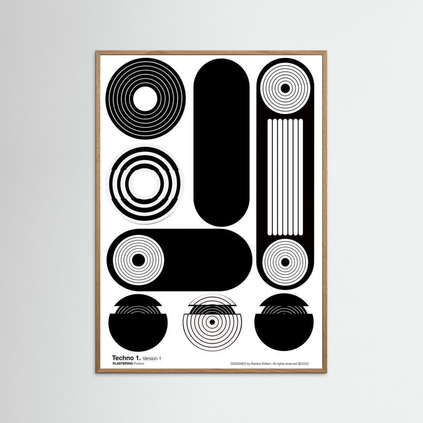 TECNO 1 - V1 by WalkinHISlight.art - Fine Art Printed Posters