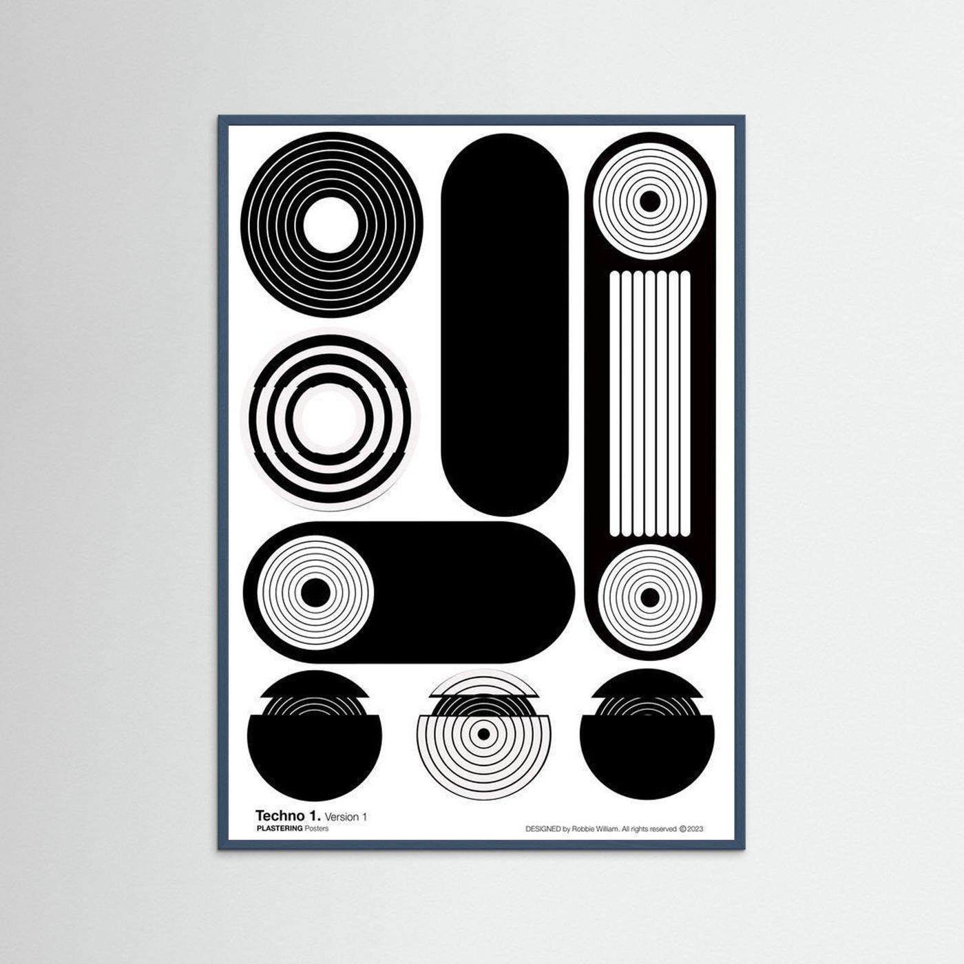 TECNO 1 - V1 by WalkinHISlight.art - Fine Art Printed Posters