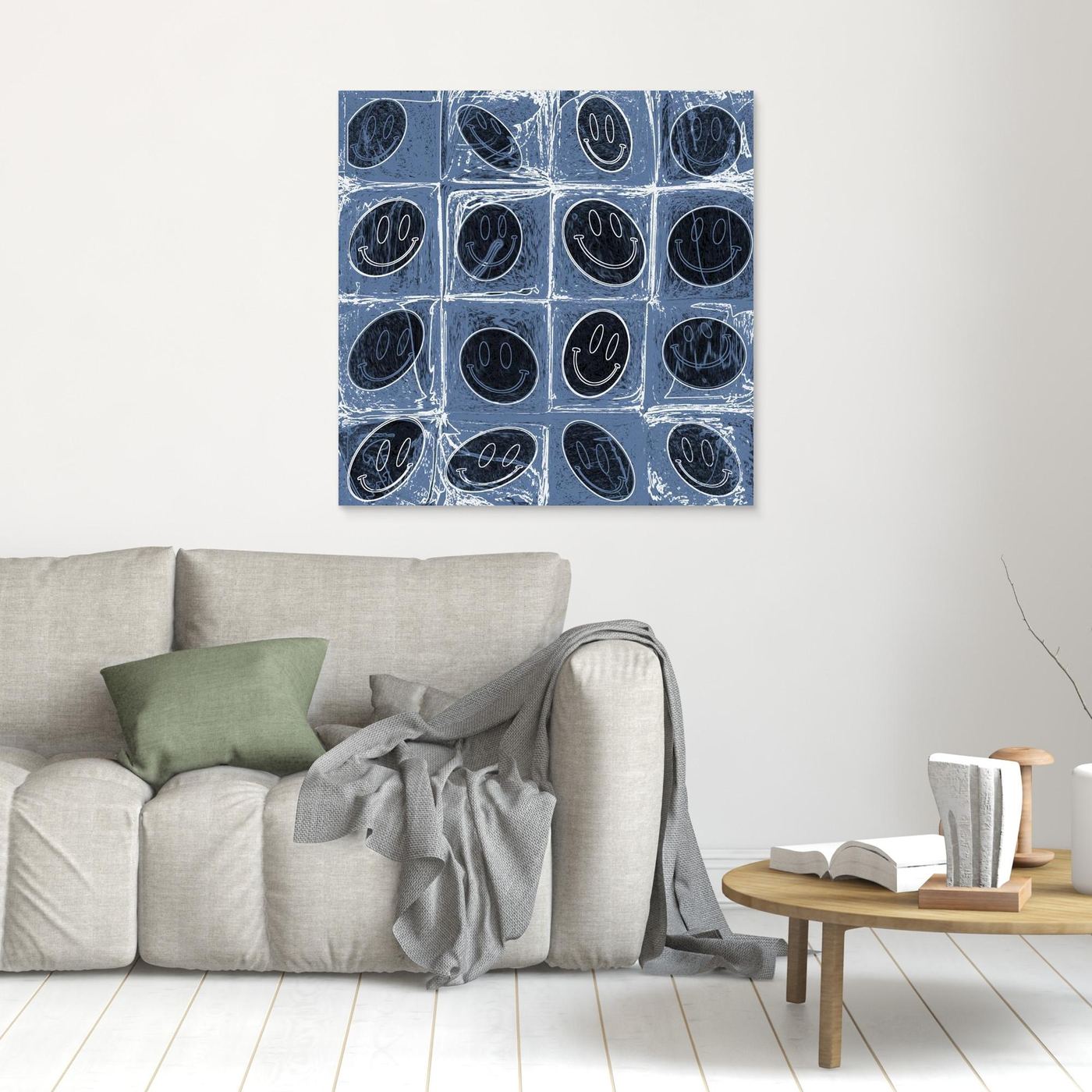 PSYCHADELIC SELFIES 'Blue'  by WalkinHISlight.art - Fine Art Canvases