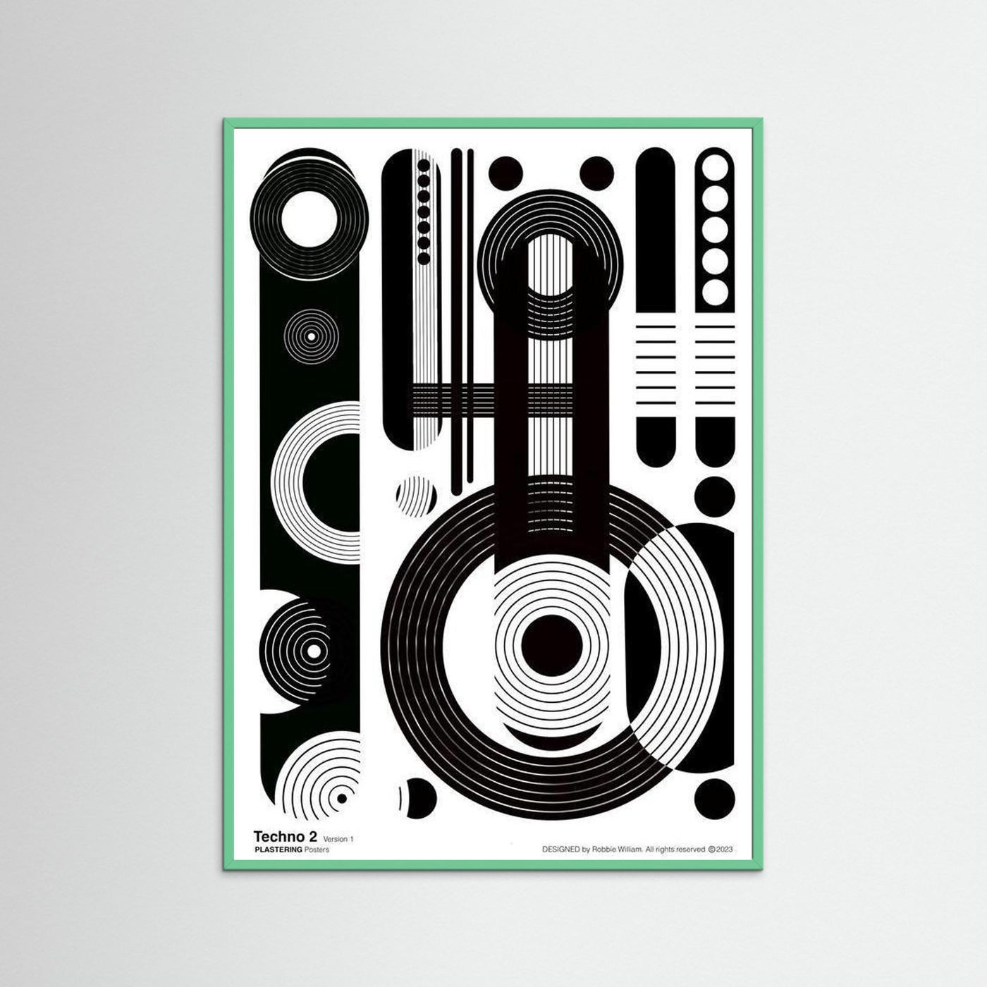 TECHNO 2 - V1 by WalkinHISlight.art - Fine Art Printed Posters 