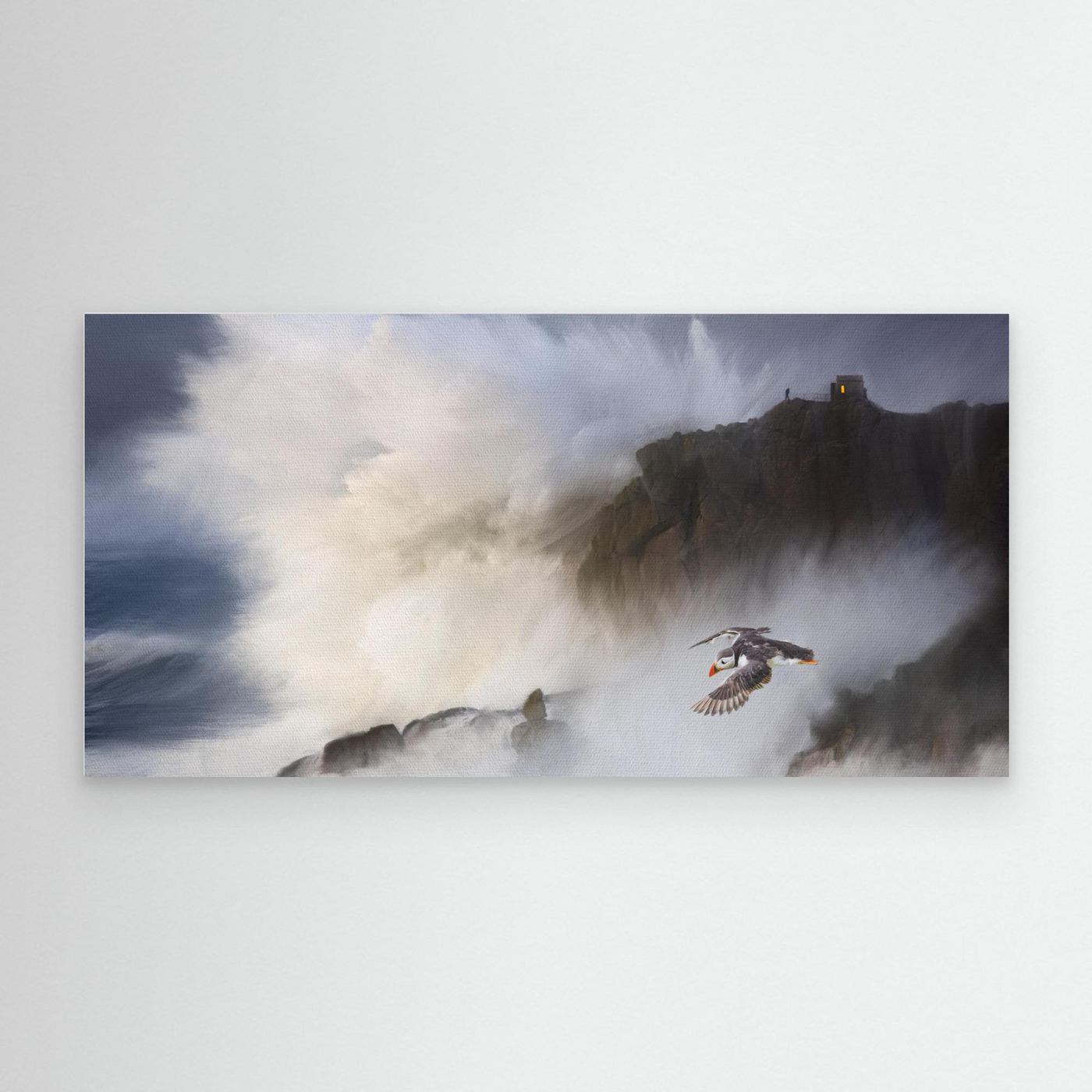 ROUGH SEAS  Walk In HIS Light | Fine Art Canvases