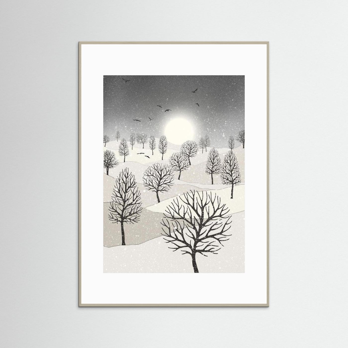 WINTER SUN  by WalkinHISlight.art - Fine ArtPrints