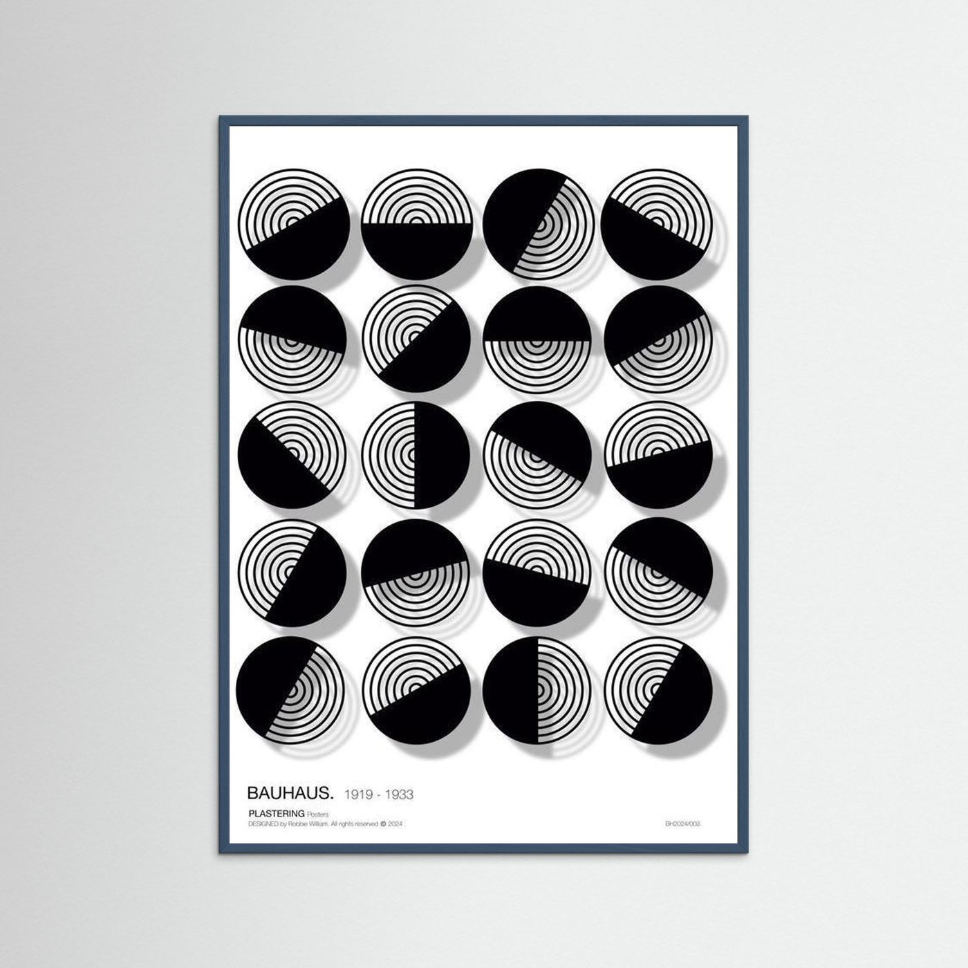 BAUHAUS 1919-1933 - D001 V3  by WalkinHISlight.art - Fine Art Printed Posters