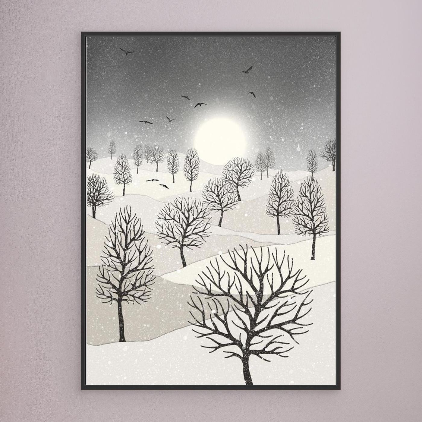 WINTER SUN  by WalkinHISlight.art - Fine Art Canvases