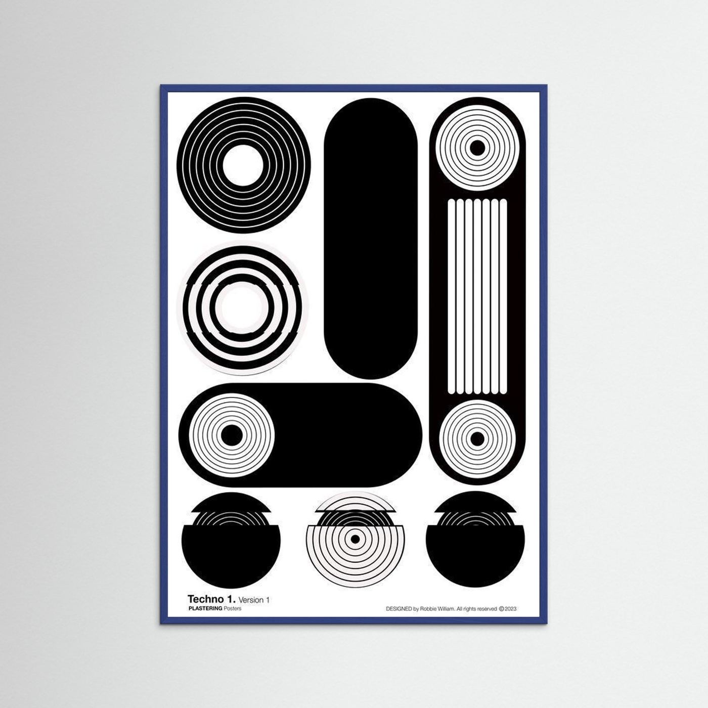 TECNO 1 - V1 by WalkinHISlight.art - Fine Art Printed Posters