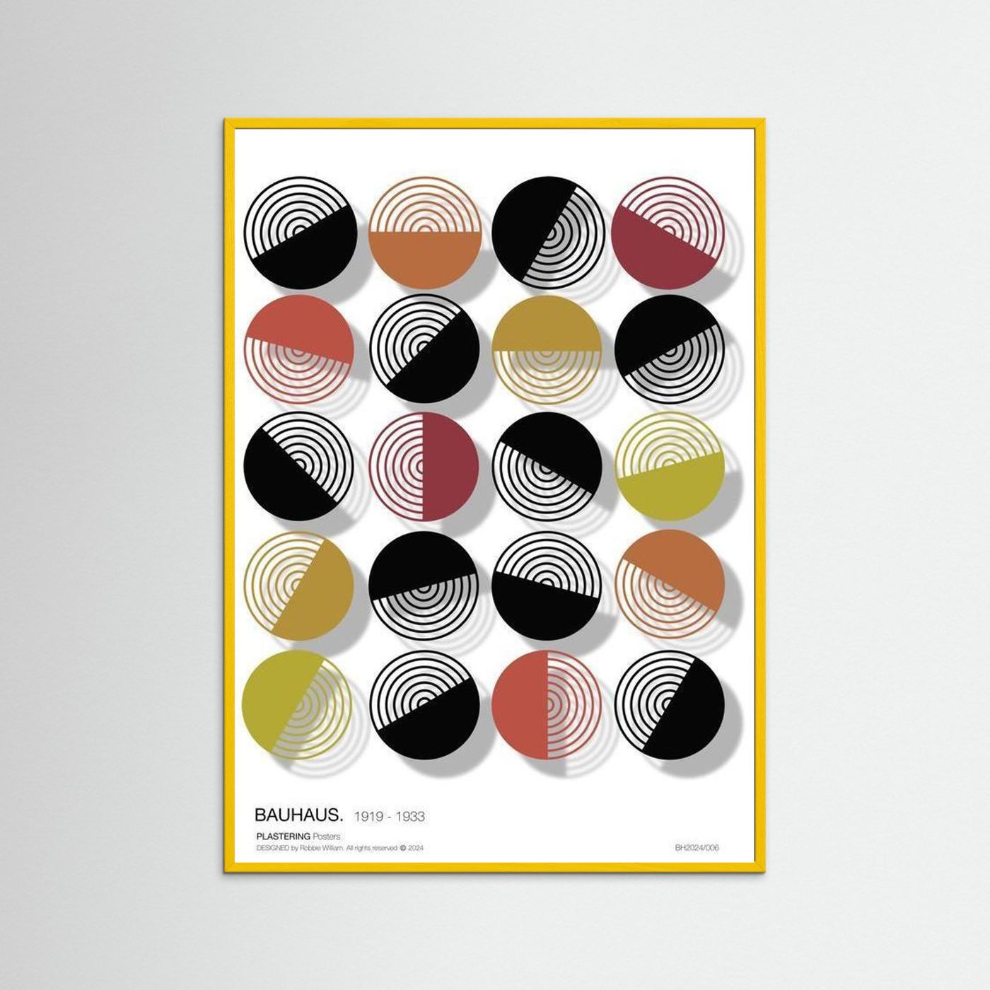 BAUHAUS 1919-1933 D001 V6  by WalinHISlight.art - Fine Art Printed Posters