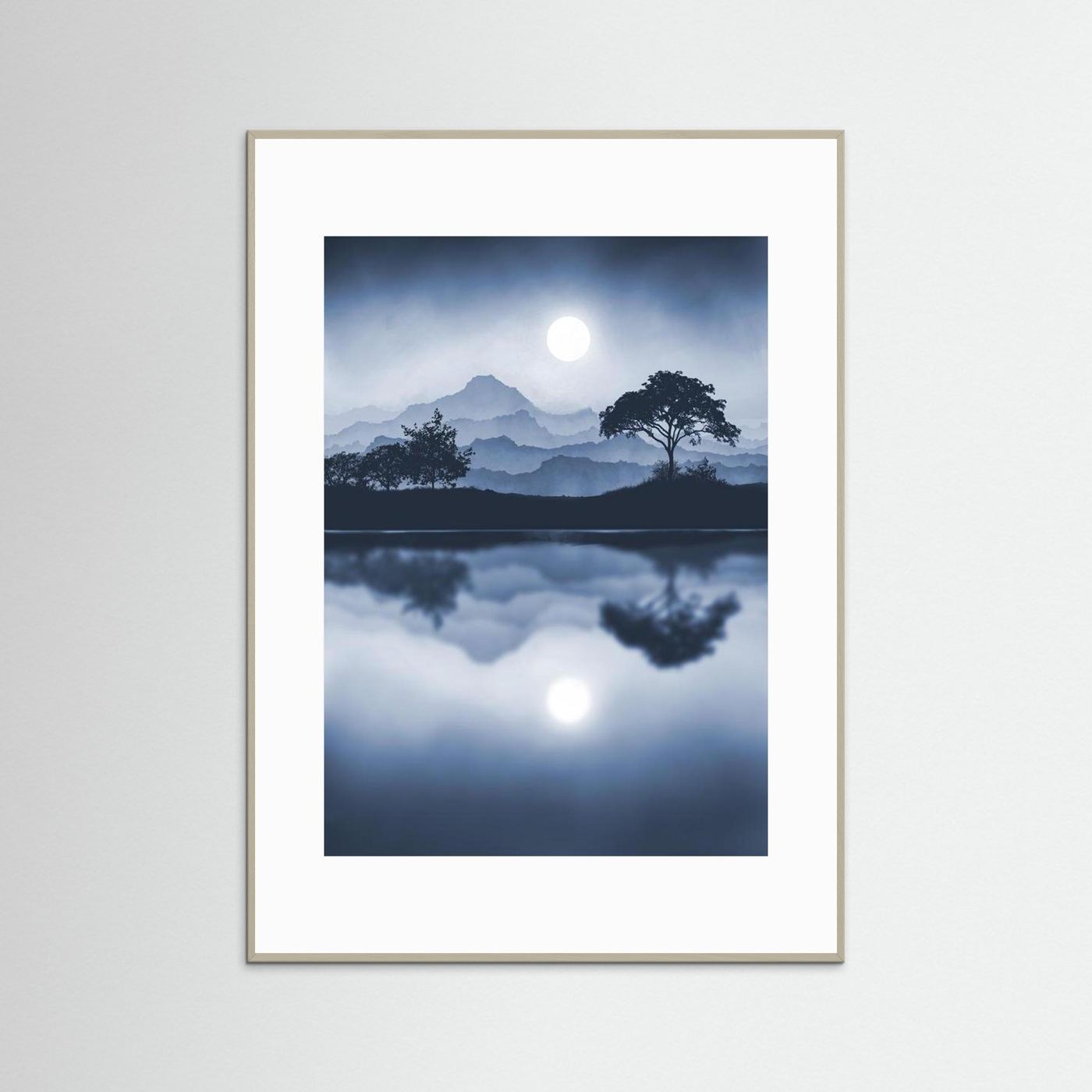 BLUE MOON  by WalkinHISlight.art - Fine Art Prints