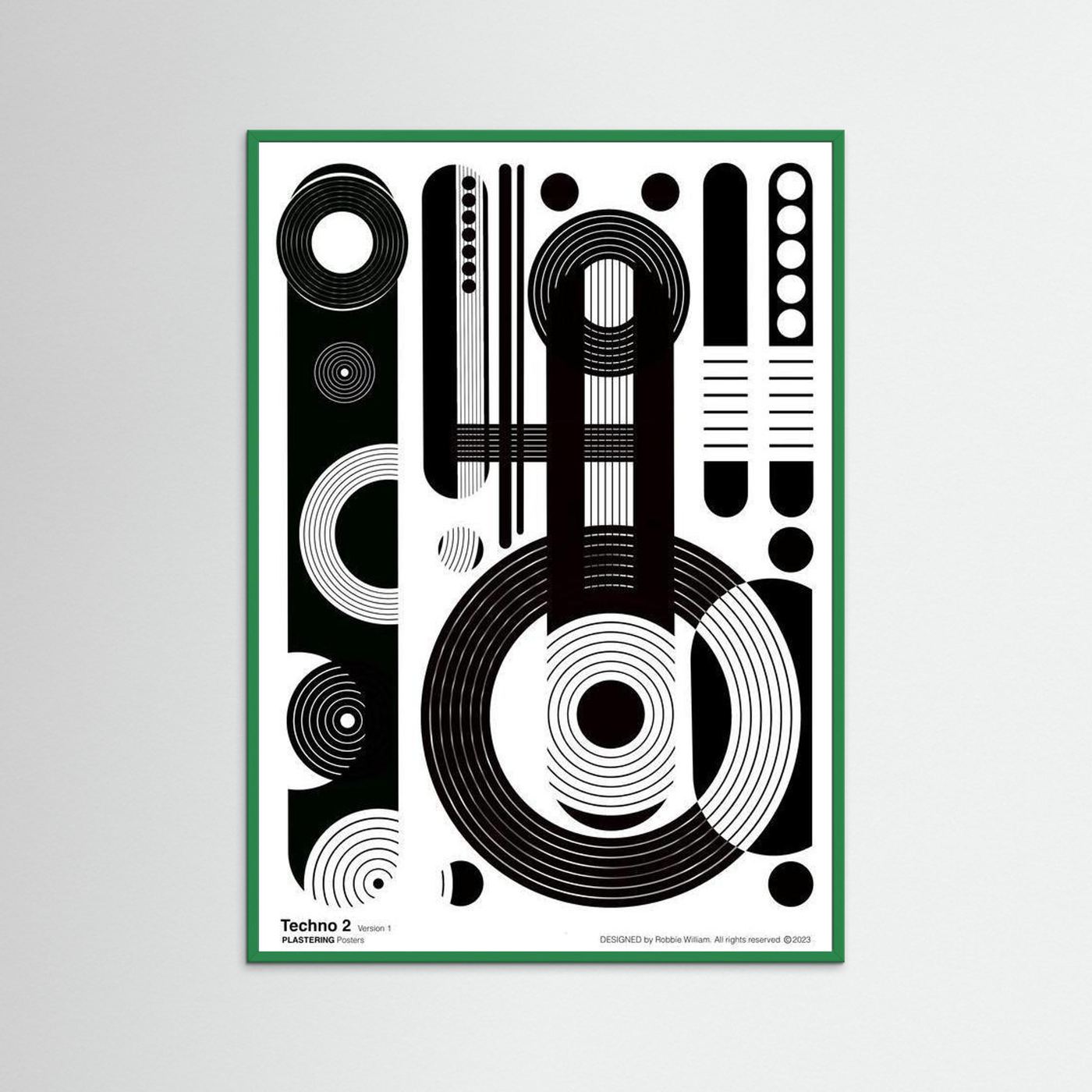 TECHNO 2 - V1 by WalkinHISlight.art - Fine Art Printed Posters 