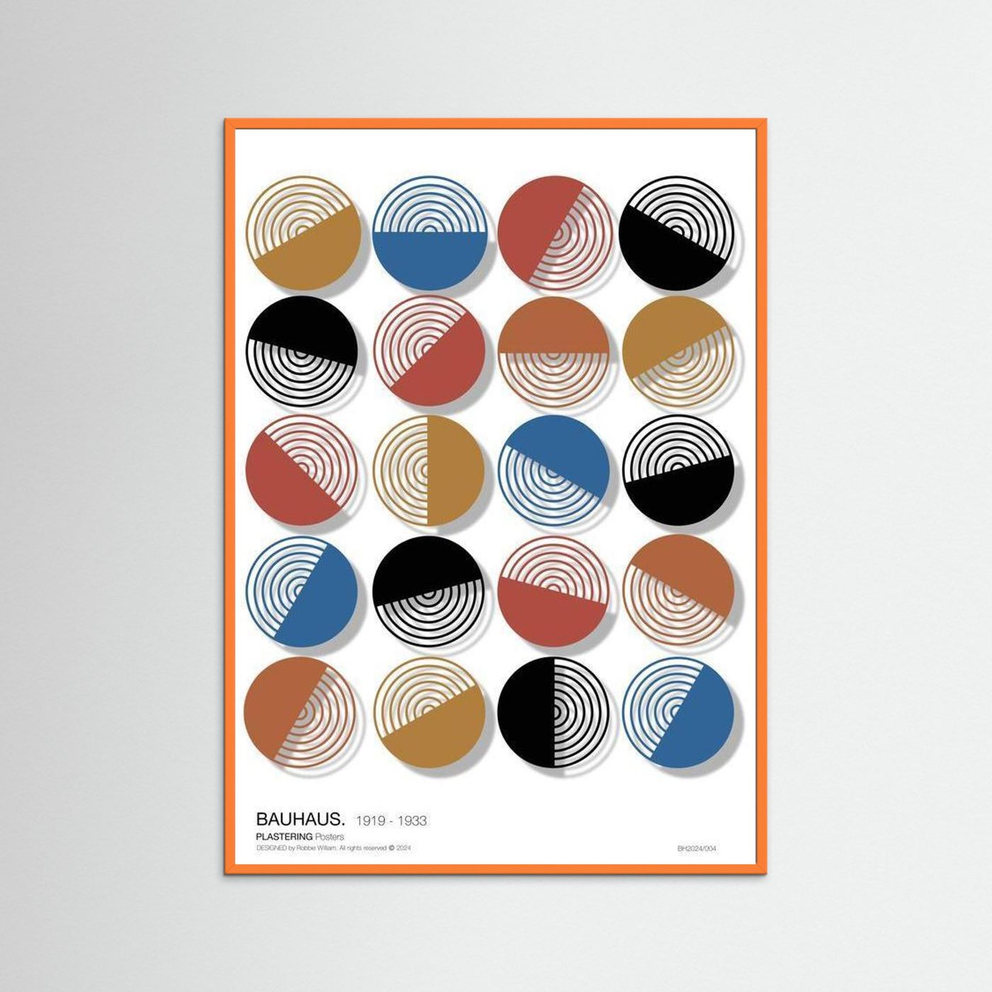 BAUHAUS 1919-1933 D001 V4. by WalkinHISlight.art - Fine Art Printed Posters