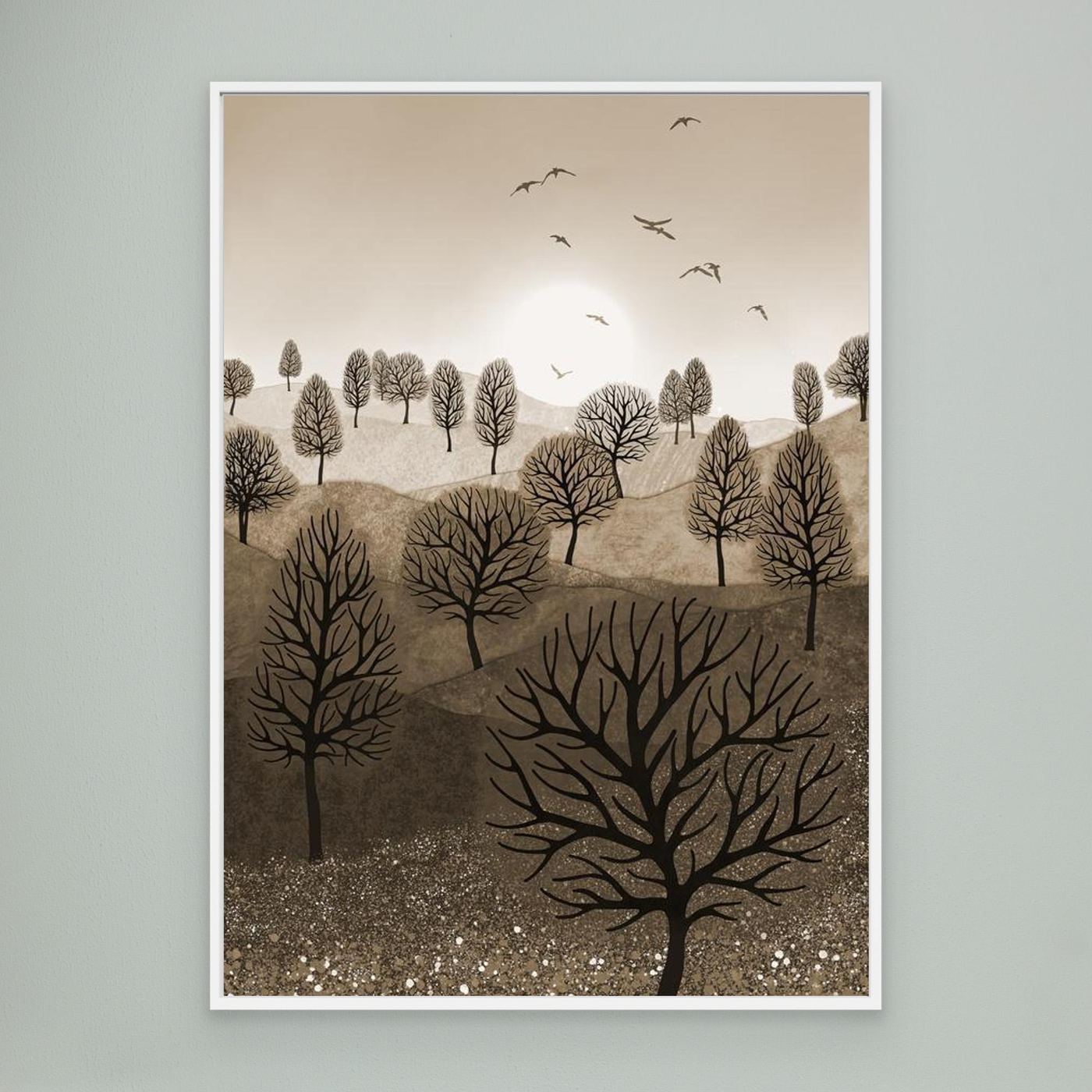 A SPLASH OF COLOUR 'Sepia'  by WalkinHISlight.art - Fine Art Canvases