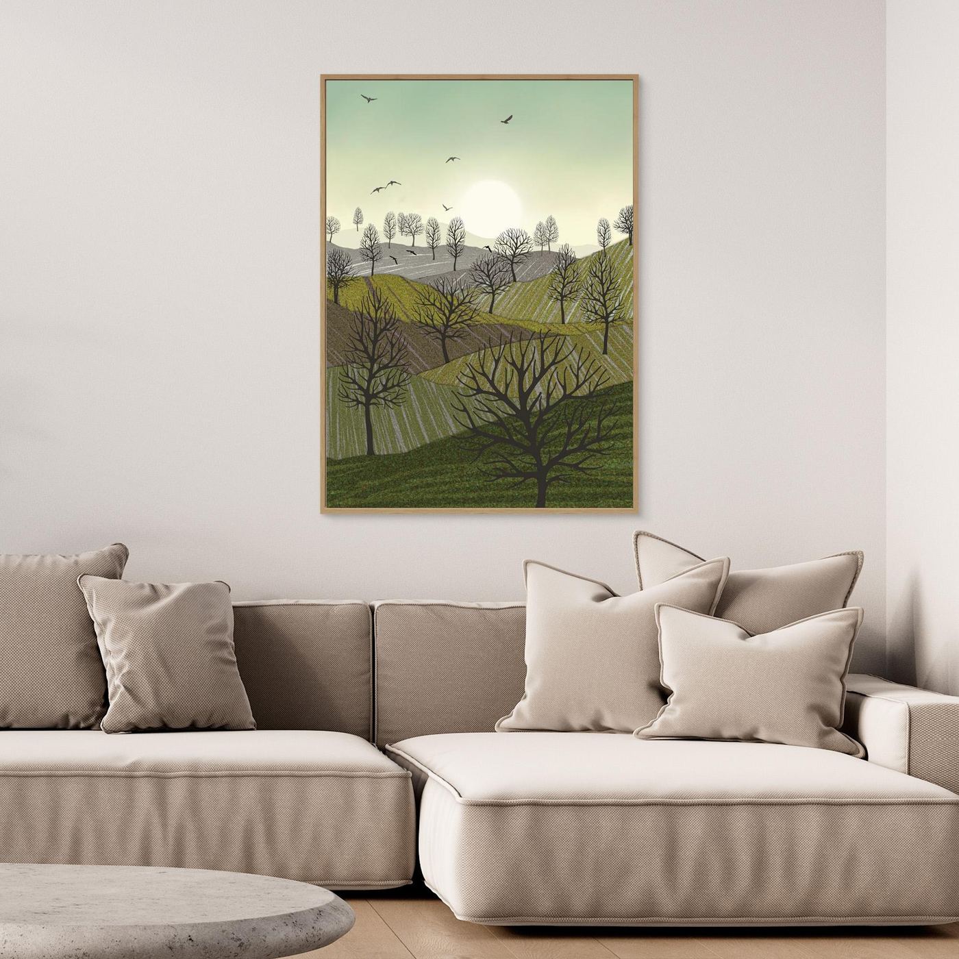 OVER THE HILLS  by WalkinHISlight.art - Fine Art Canvases