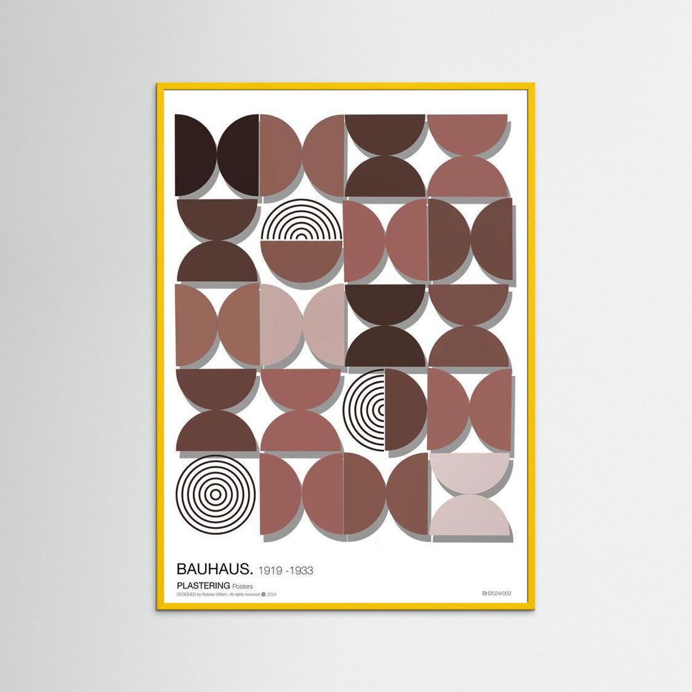 BAUHAUS 1919-1933 D002 V2 by WalkinHISlight.art - Fine Art Printed Posters