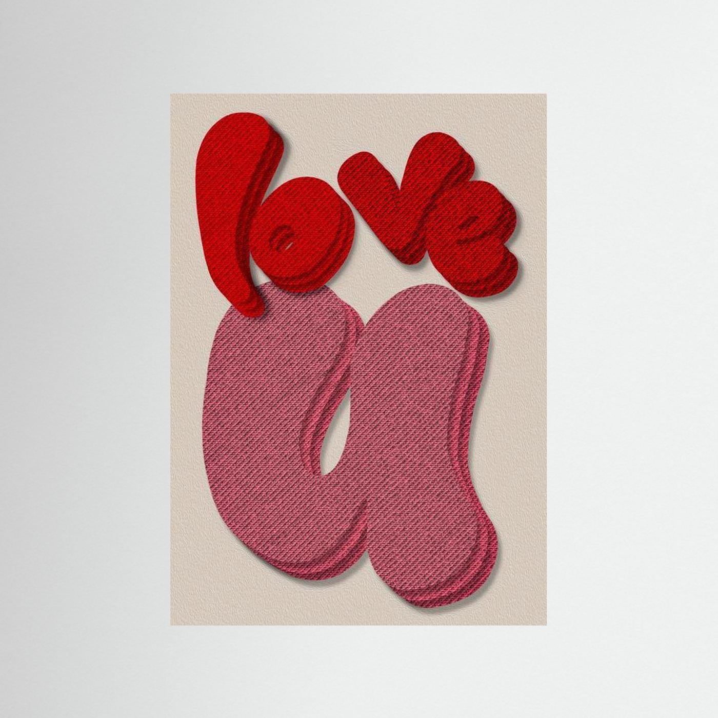 LOVE U  by WalkinHISlight.art - Fine Art Printed Posters