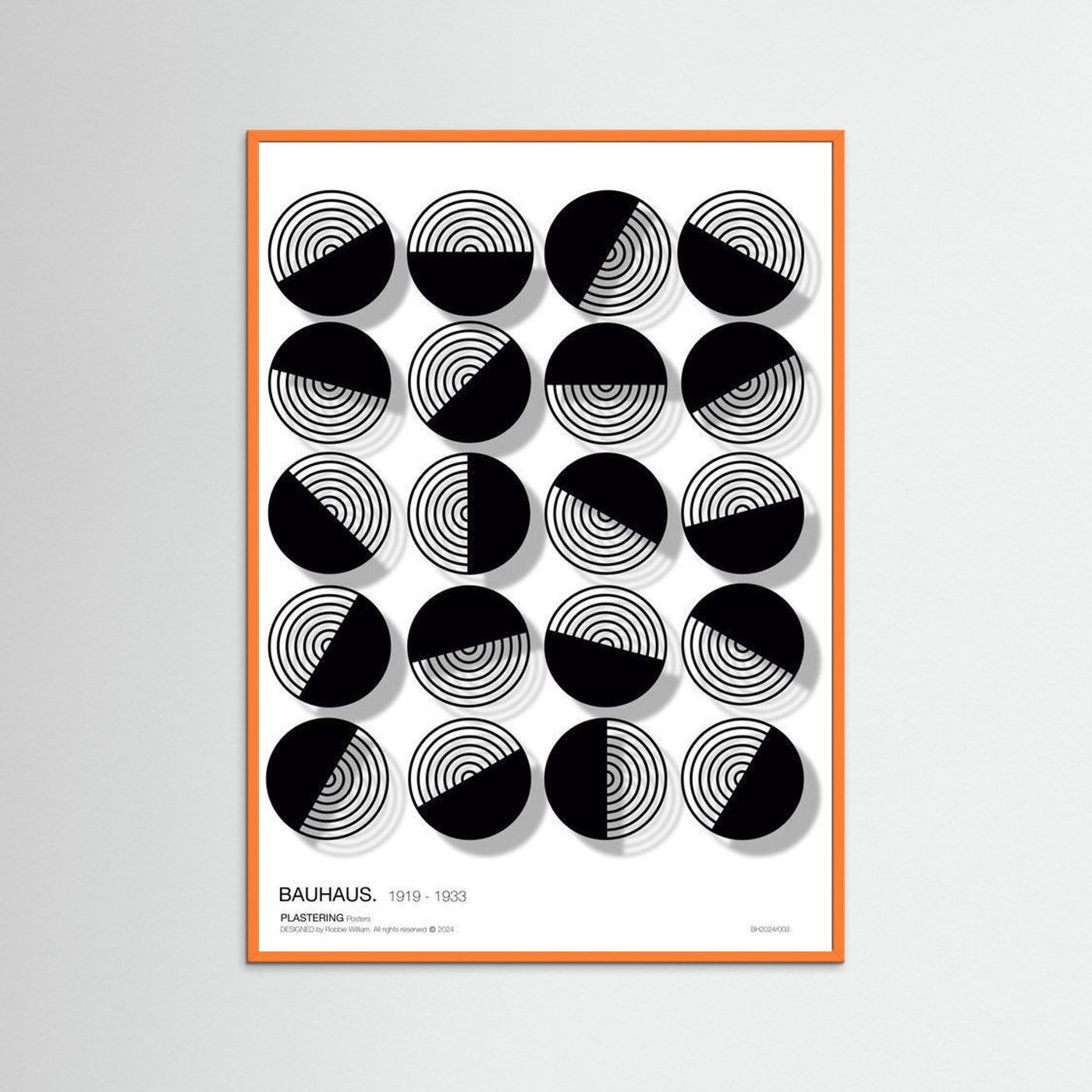 BAUHAUS 1919-1933 - D001 V3  by WalkinHISlight.art - Fine Art Printed Posters