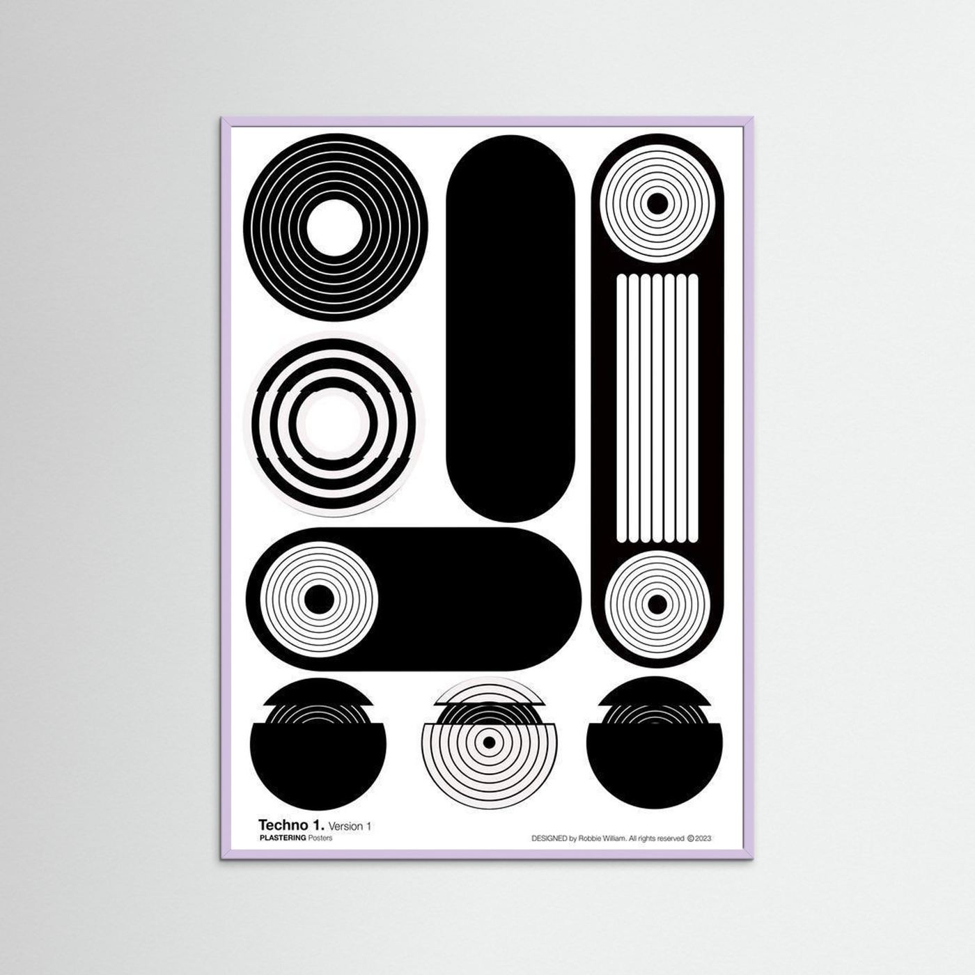 TECNO 1 - V1 by WalkinHISlight.art - Fine Art Printed Posters
