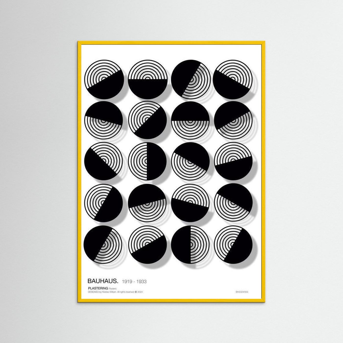 BAUHAUS 1919-1933 - D001 V3  by WalkinHISlight.art - Fine Art Printed Posters