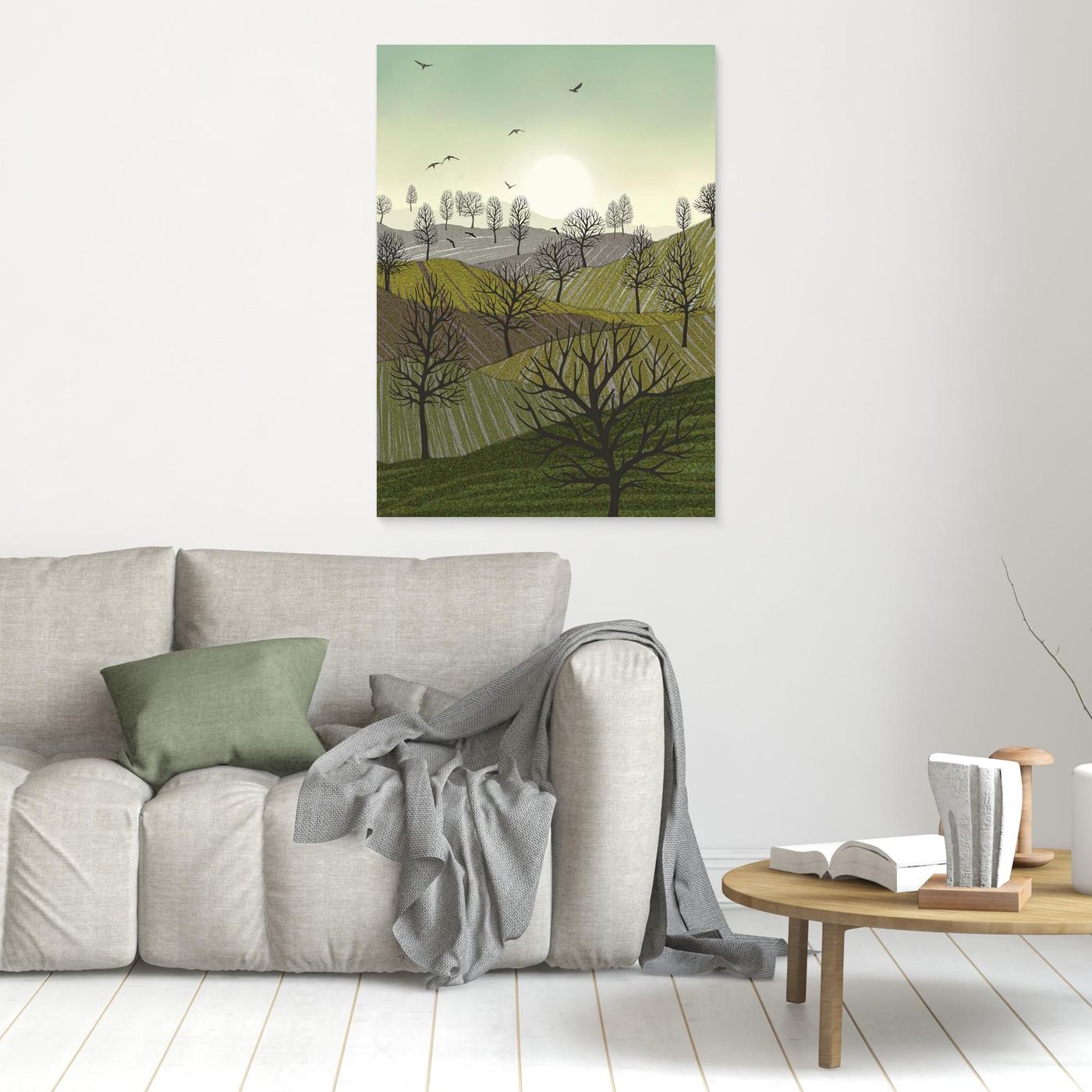 OVER THE HILLS  by WalkinHISlight.art - Fine Art Canvases