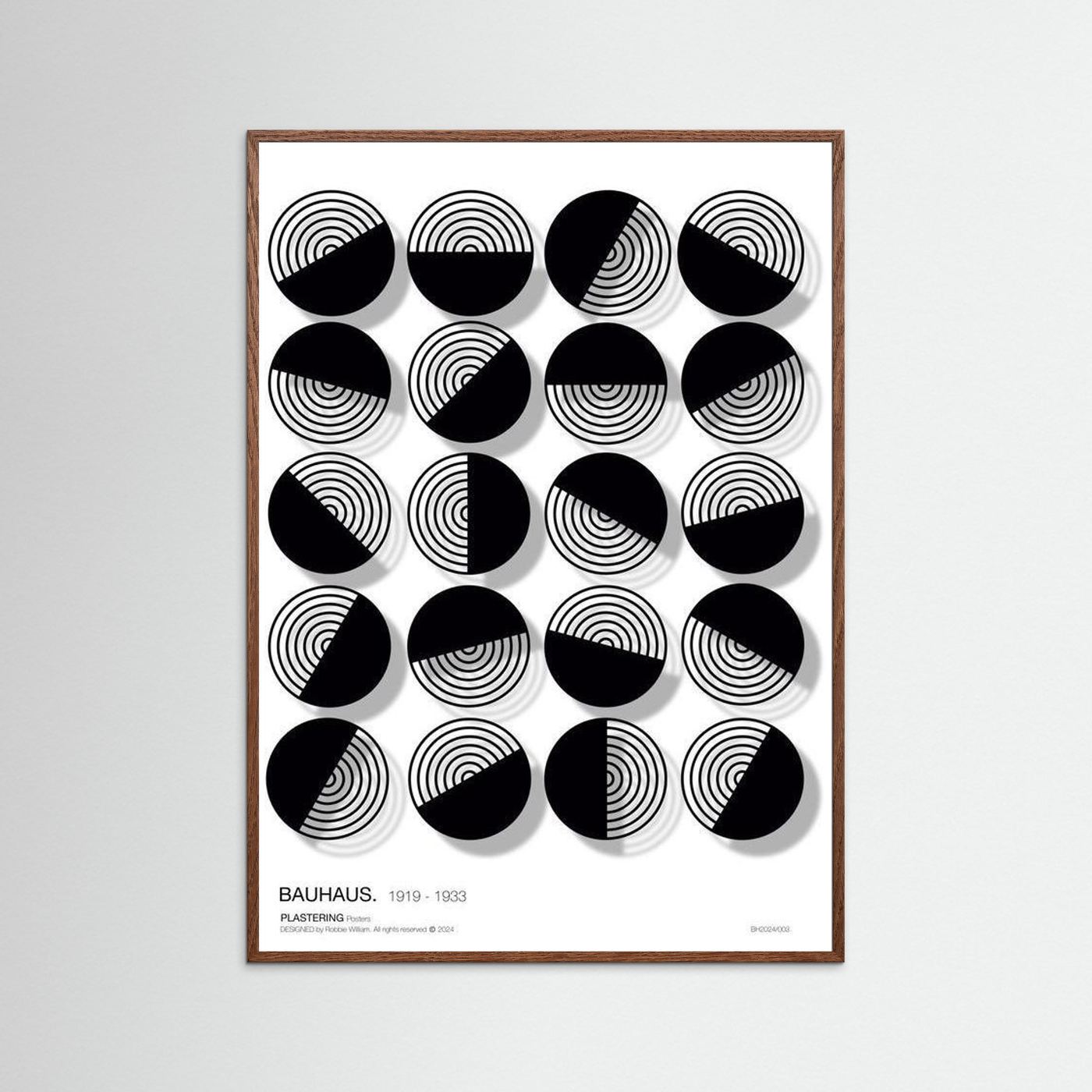 BAUHAUS 1919-1933 - D001 V3  by WalkinHISlight.art - Fine Art Printed Posters