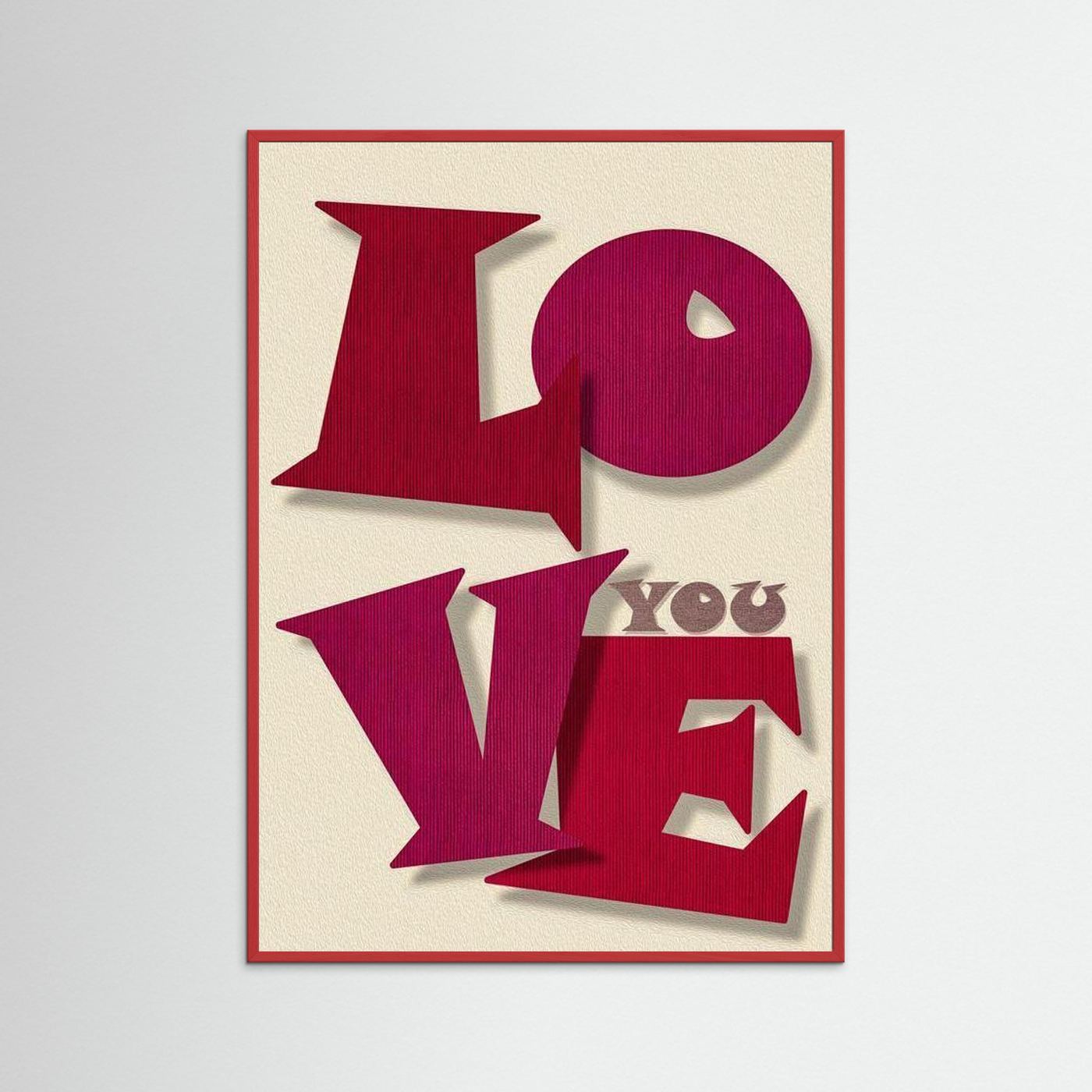 LOVE YOU  by WalkinHISlight.art - Fine Art Printed Posters