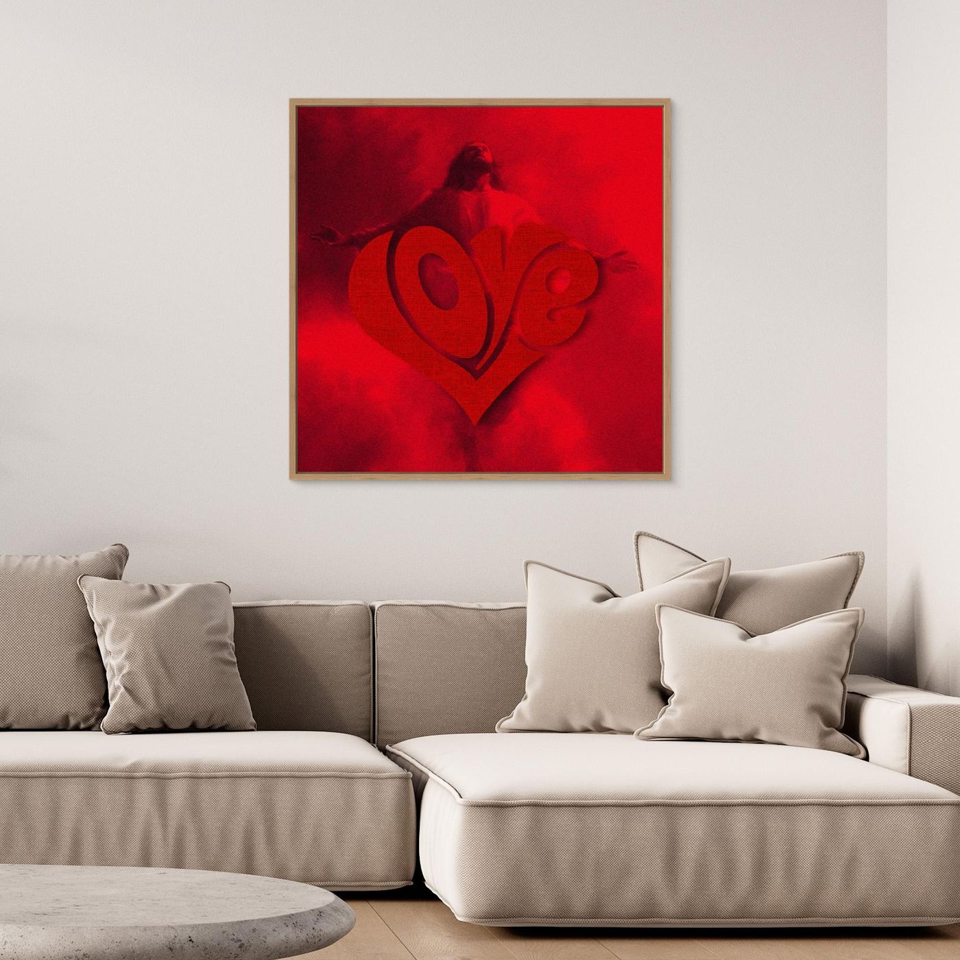 DIVINE LOVE  by WalkinHISlight.art - Fine Art Canvases