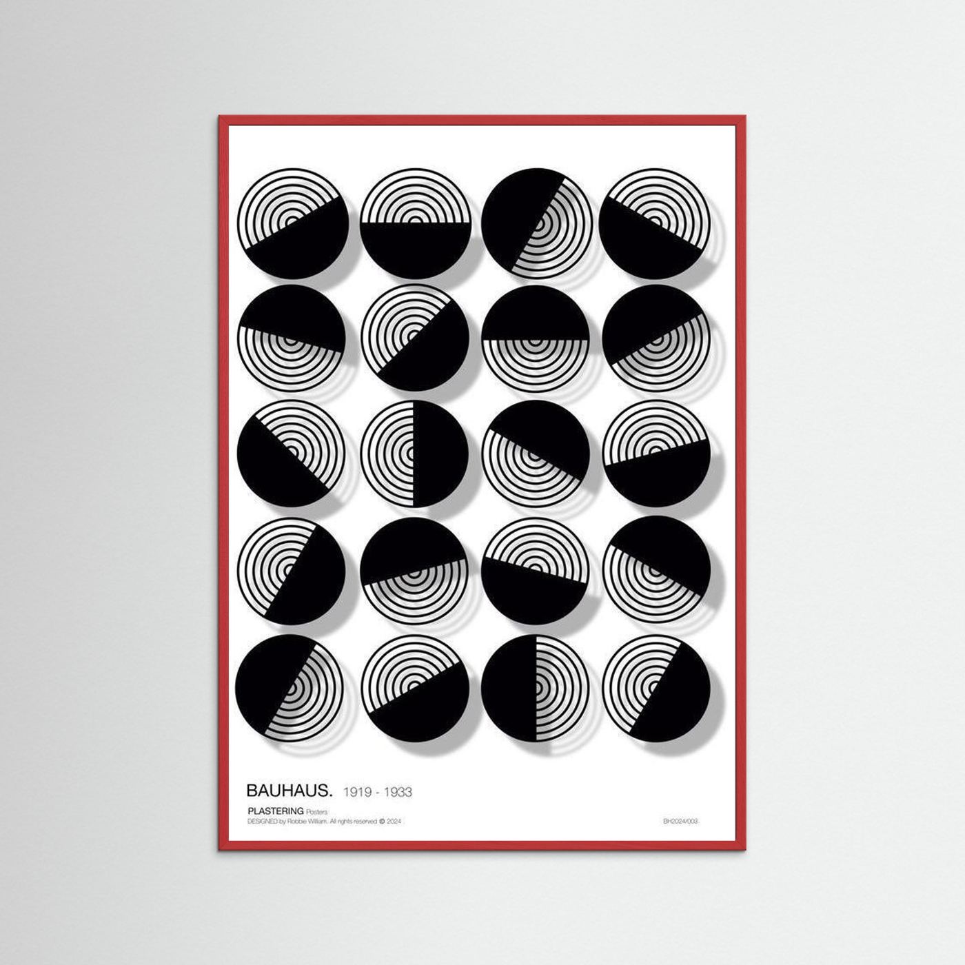 BAUHAUS 1919-1933 - D001 V3  by WalkinHISlight.art - Fine Art Printed Posters