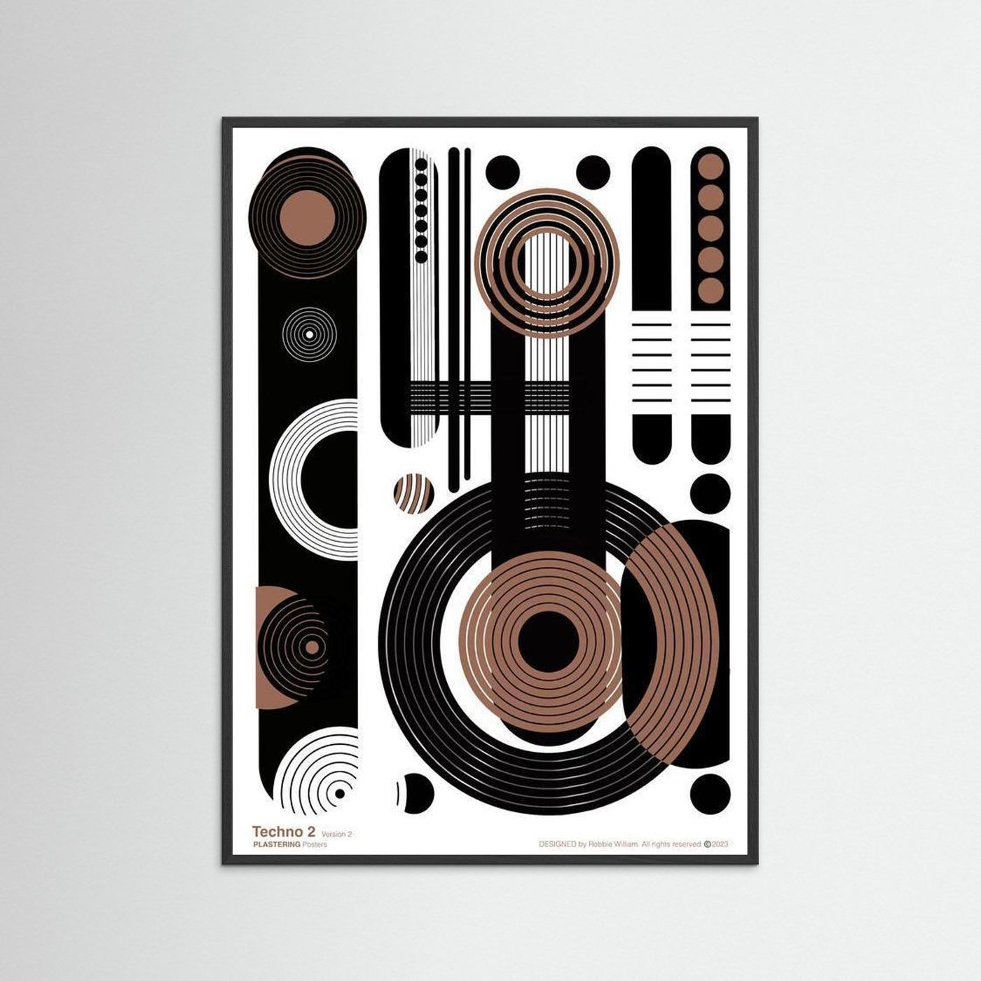 TECHNO 2 - V2 by WalkinHISlight.art - Fine Art Printed Posters