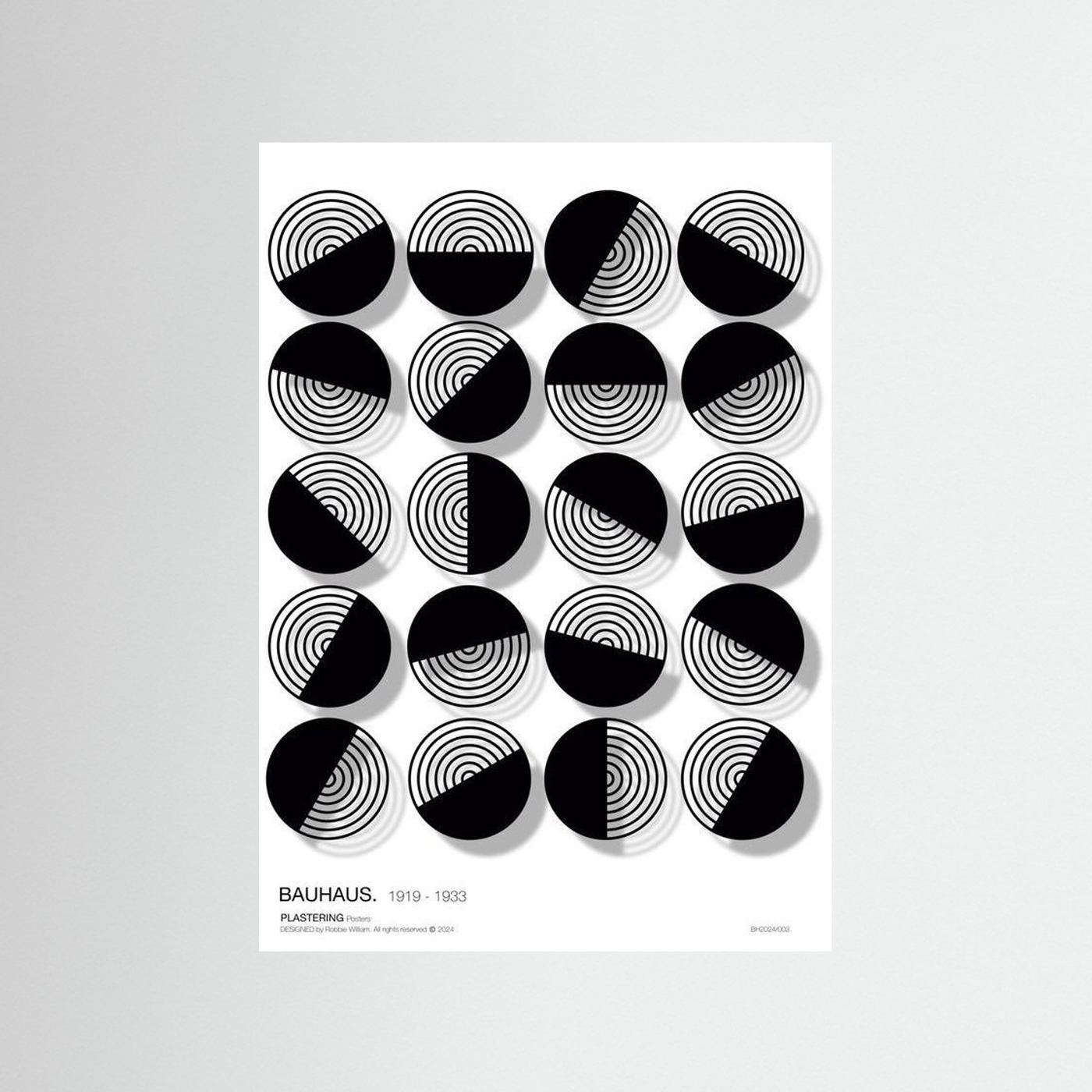 BAUHAUS 1919-1933 - D001 V3  by WalkinHISlight.art - Fine Art Printed Posters