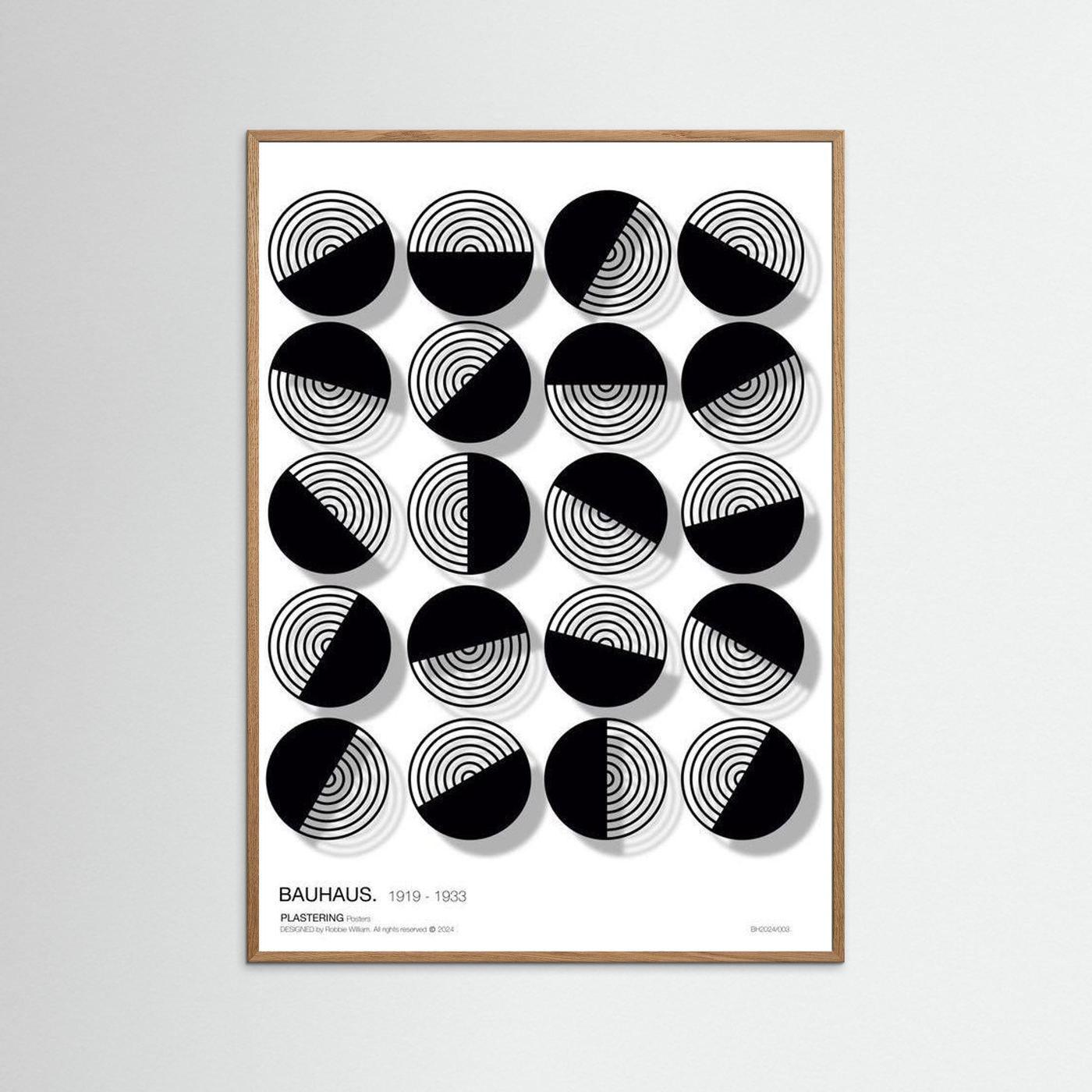 BAUHAUS 1919-1933 - D001 V3  by WalkinHISlight.art - Fine Art Printed Posters