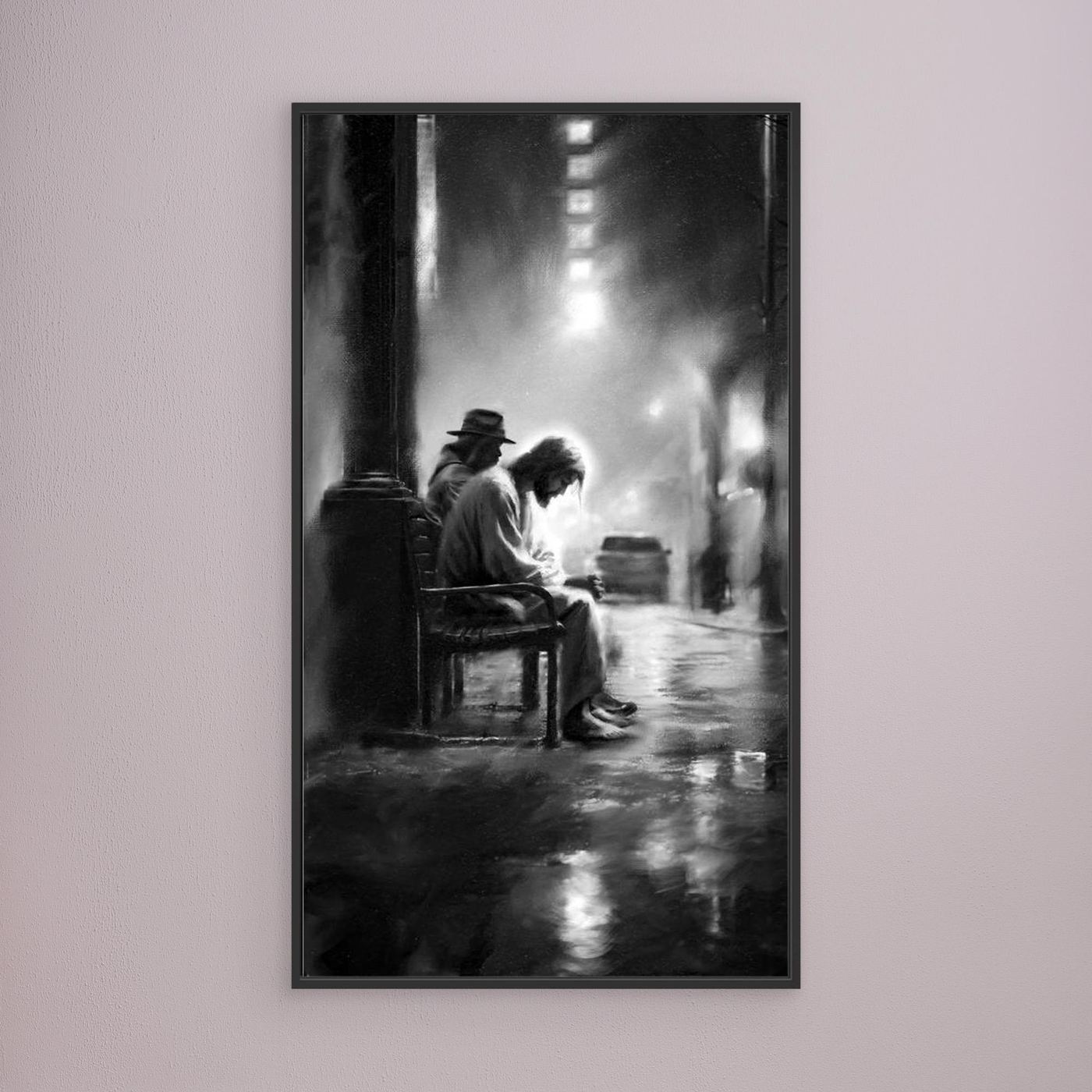 LO I AM WITH YOU ALWAYS  by WalkInHISLight.art - Fine Art Canvases