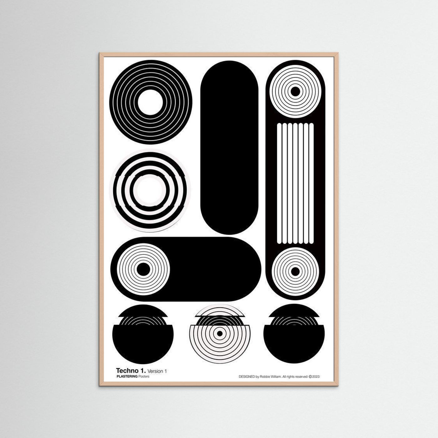 TECNO 1 - V1 by WalkinHISlight.art - Fine Art Printed Posters