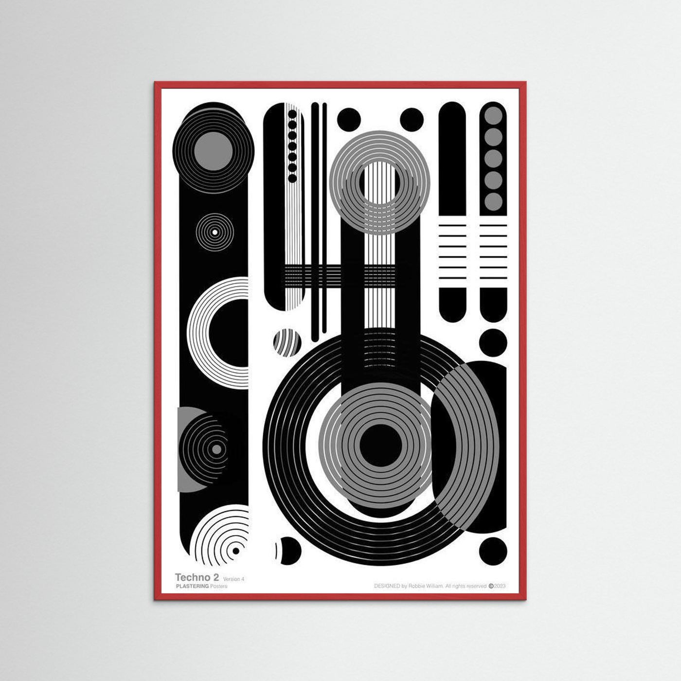 TECHNO 2 - V4 by WalkinHISlight.art - Fine Art Printed Posters