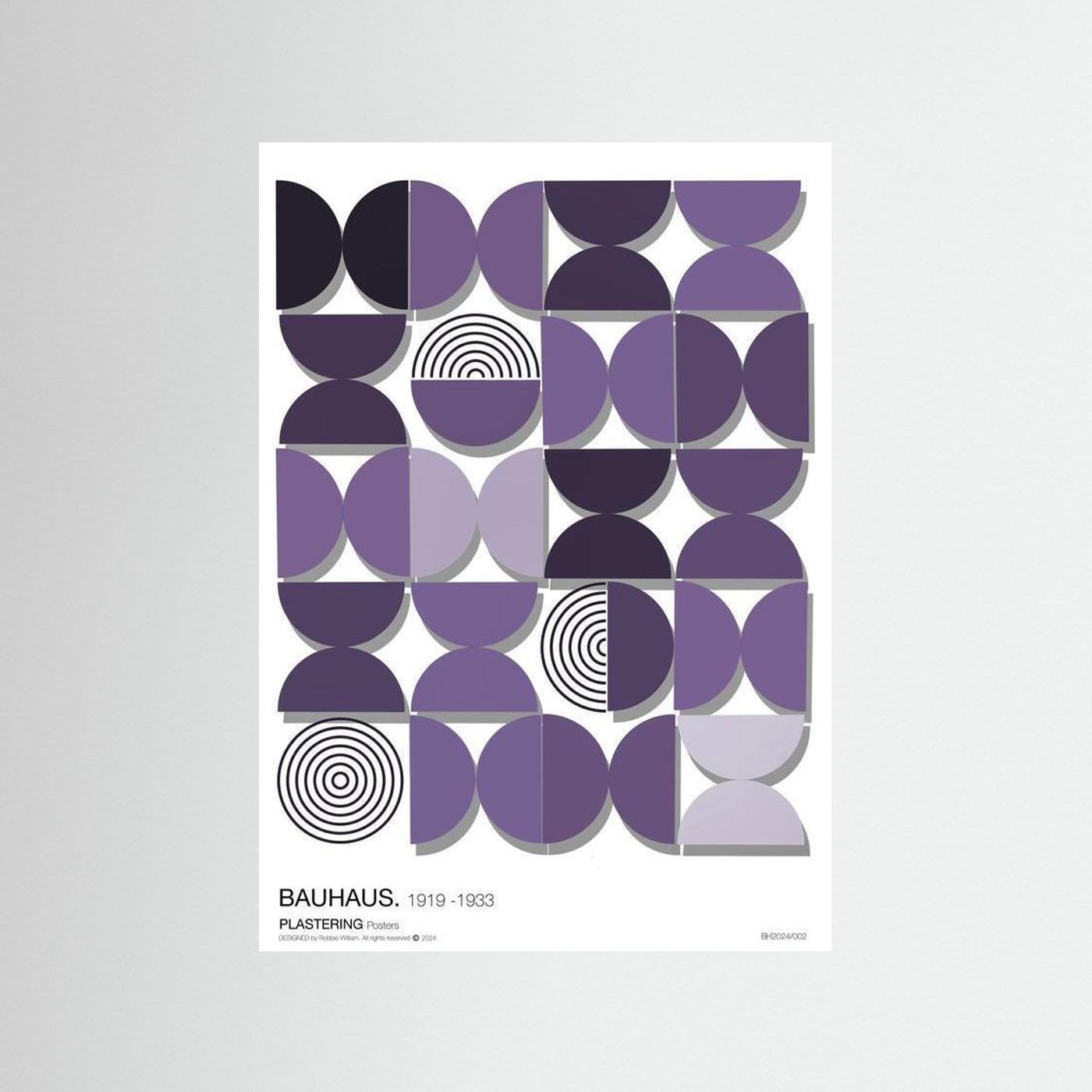 BAUHAUS 1919-1933 D002 V5 by WalkinHISlight.art - Fine Art Printed Posters
