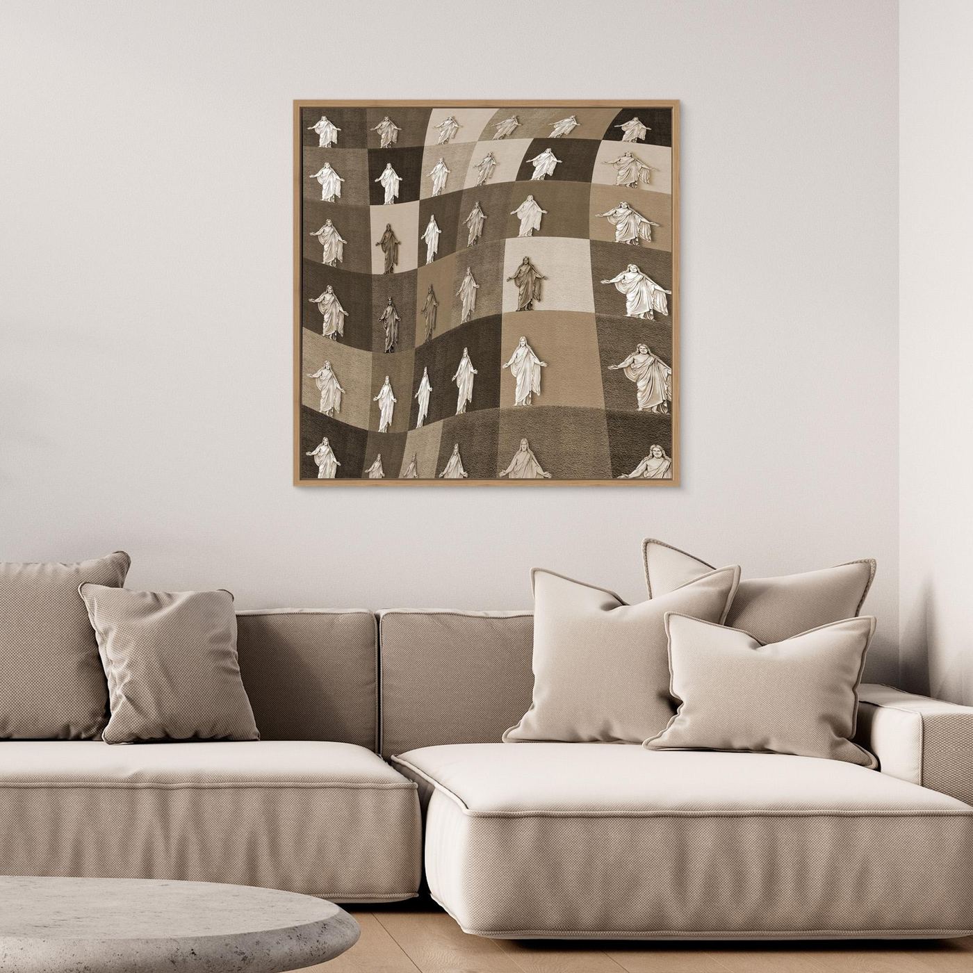 WOVEN INTO US 2 'Waves' by WalkinHISlight.art - Fine Art Canvas