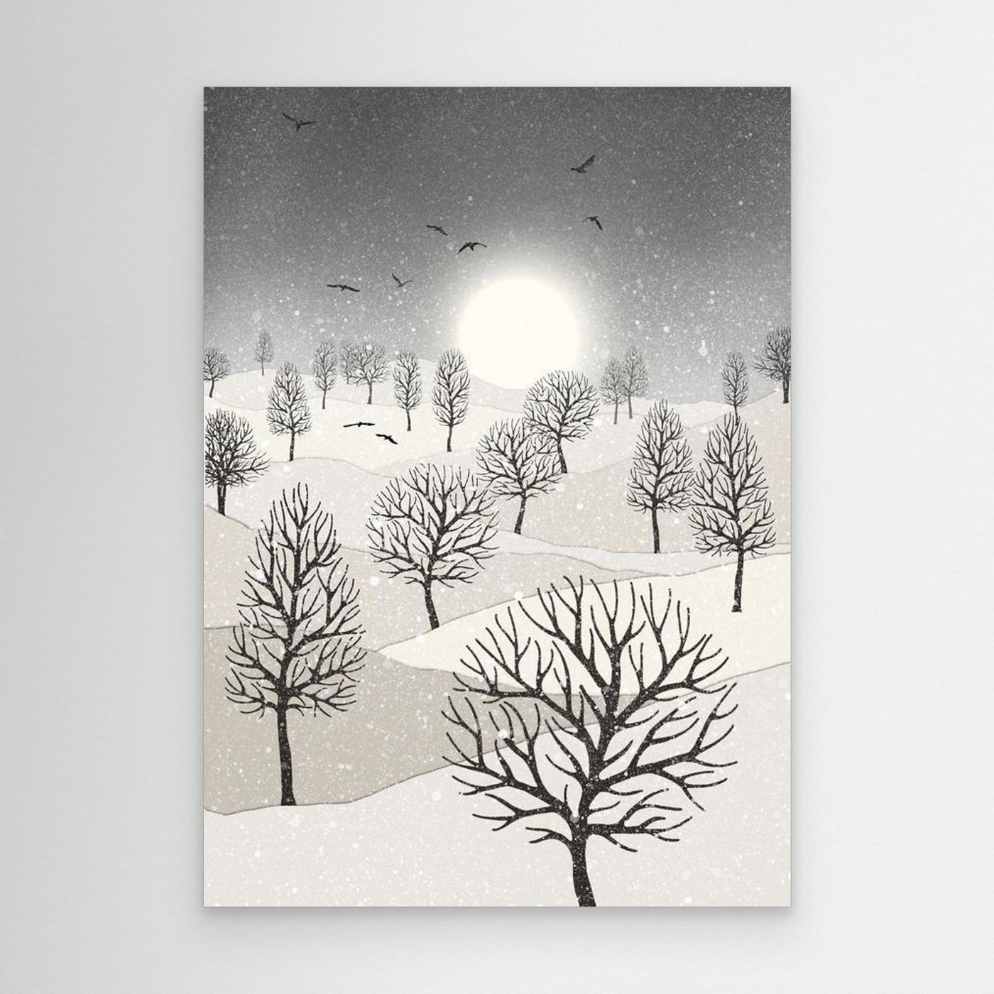 WINTER SUN  by WalkinHISlight.art - Fine Art Canvases