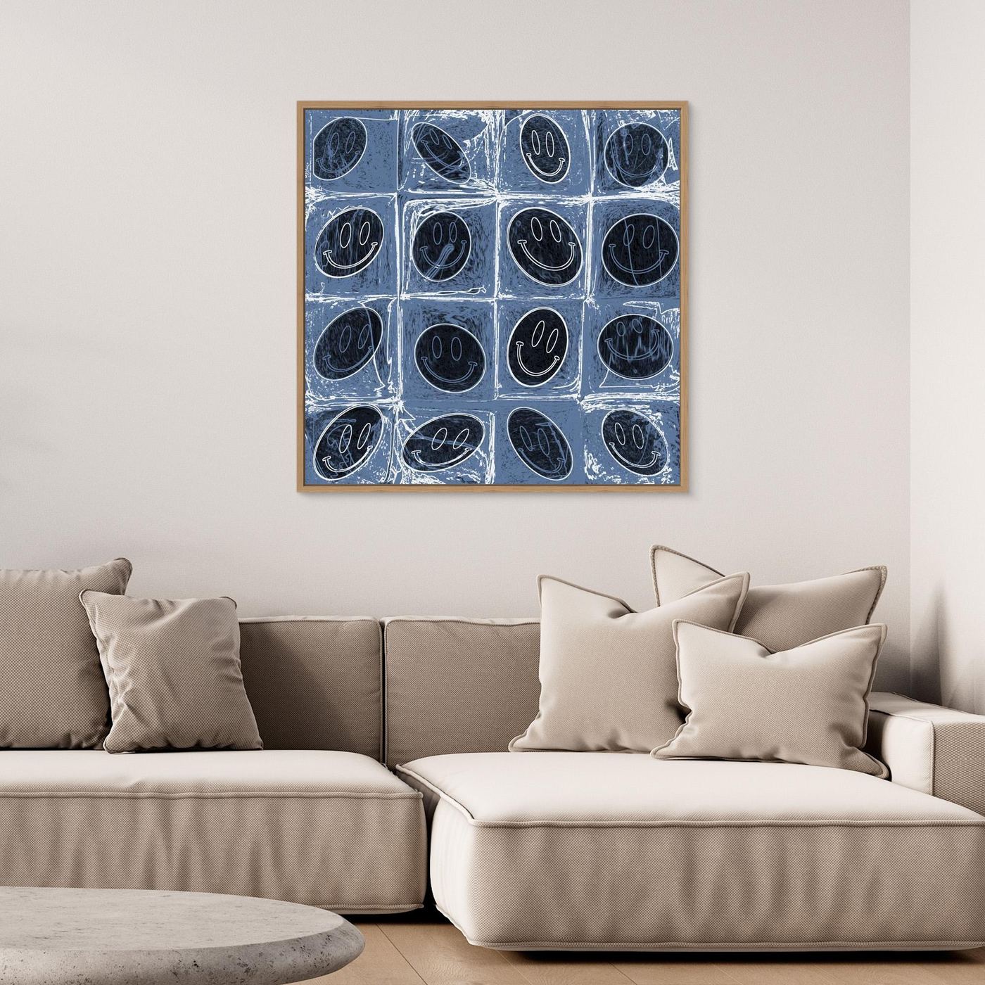 PSYCHADELIC SELFIES 'Blue'  by WalkinHISlight.art - Fine Art Canvases