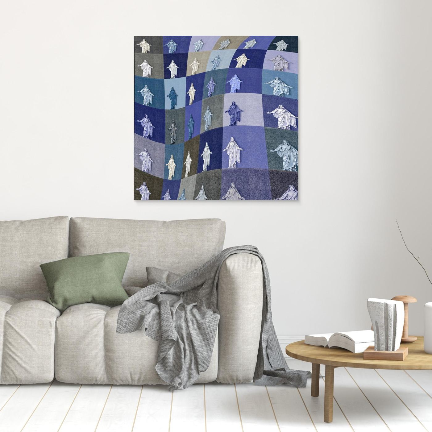 WOVEN INTO US 1  'Waves' by WalkinHISlight.art - Fine Art Canvases