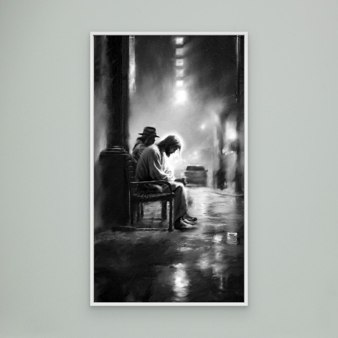 LO I AM WITH YOU ALWAYS  by WalkInHISLight.art - Fine Art Canvases