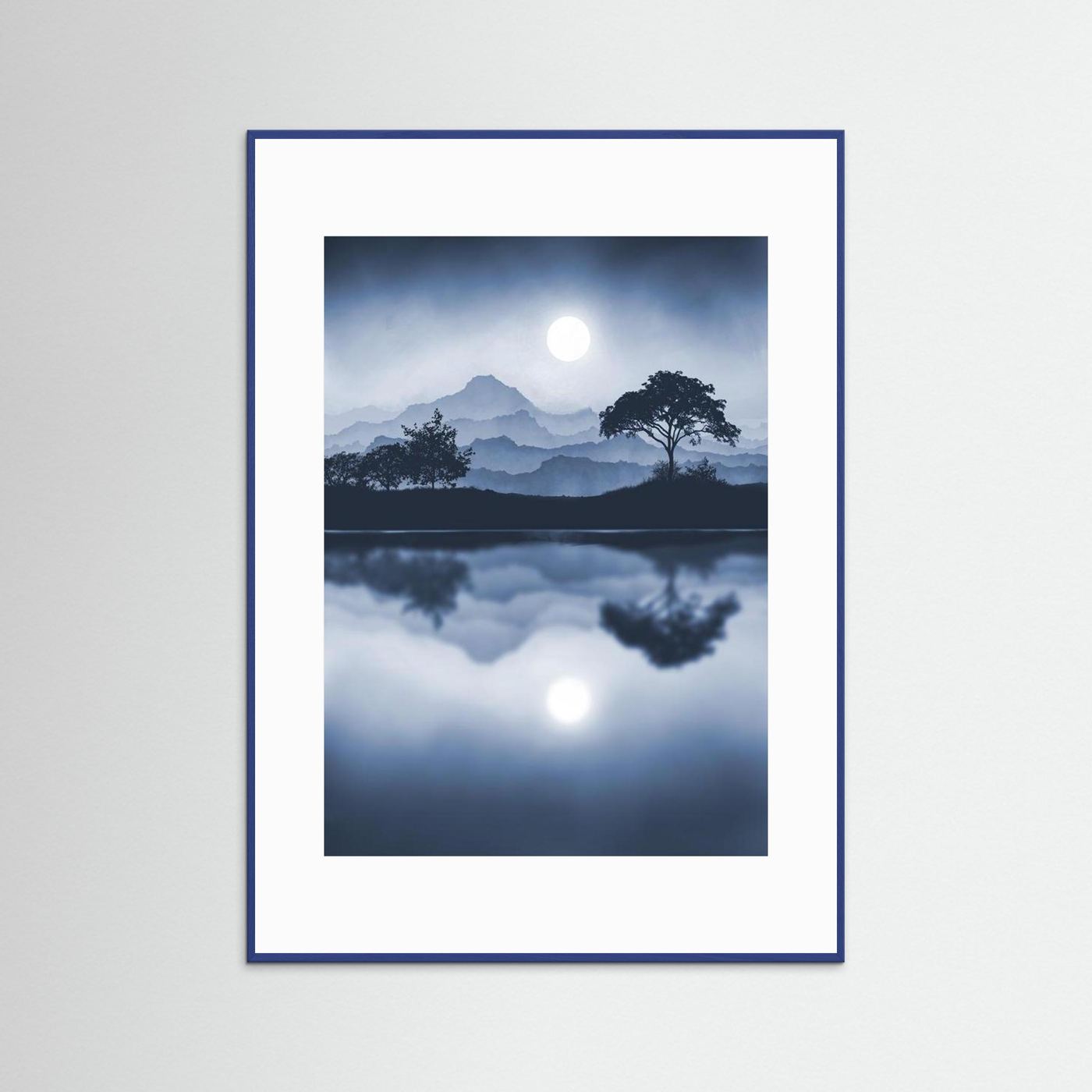 BLUE MOON  by WalkinHISlight.art - Fine Art Prints