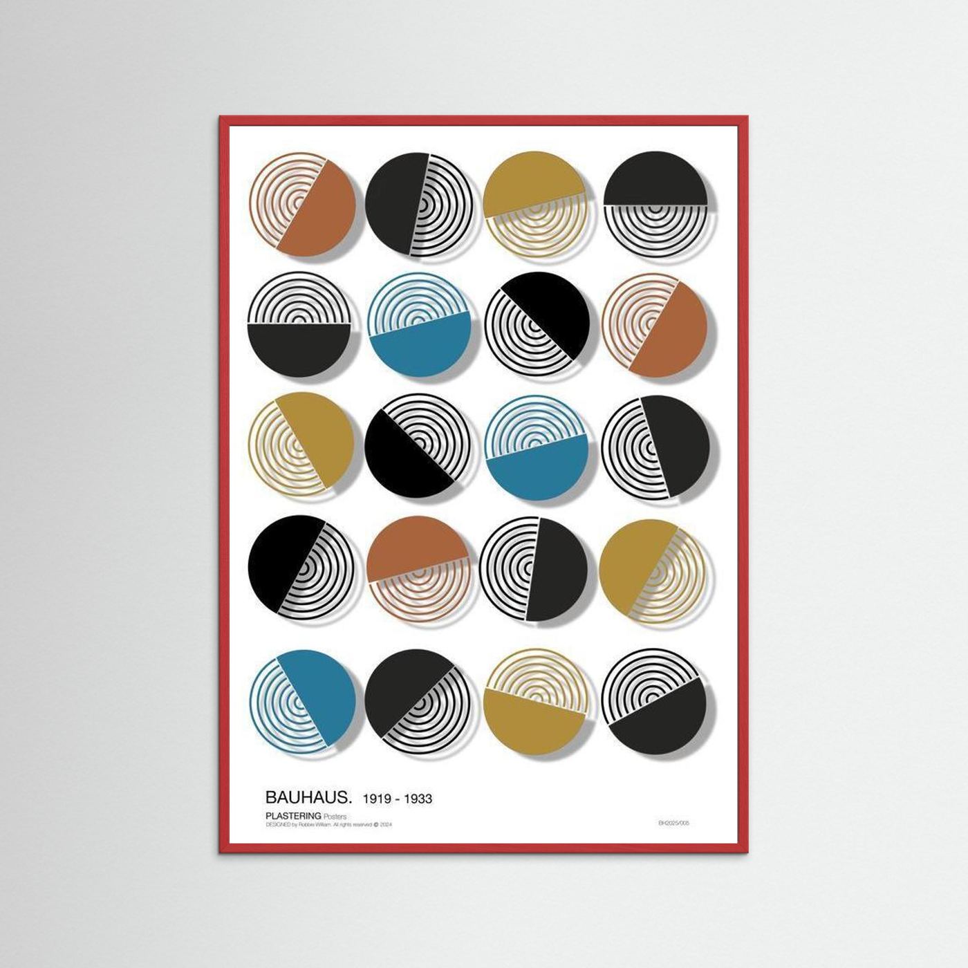 BAUHAUS 1919-1933 D001 V5  by WalkinHISlight.art - Fine Art Printed Posters