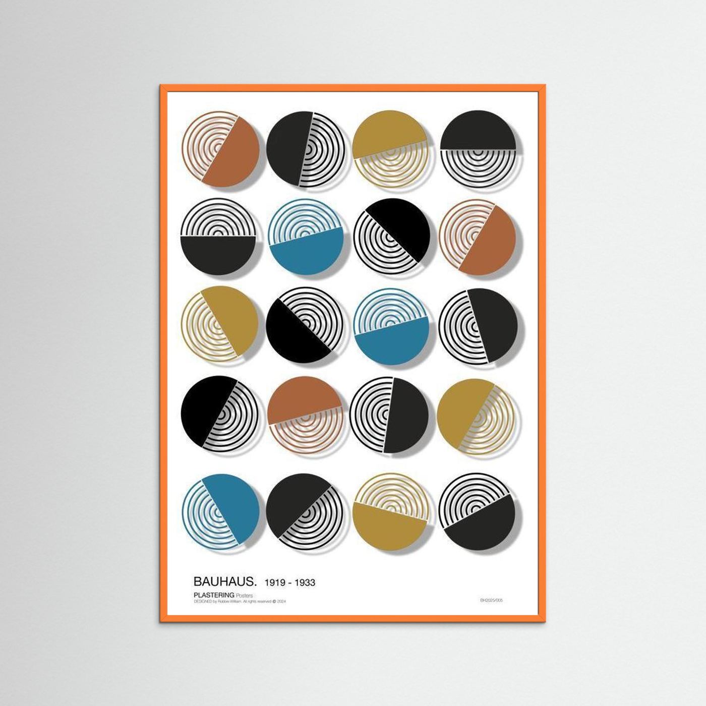 BAUHAUS 1919-1933 D001 V5  by WalkinHISlight.art - Fine Art Printed Posters