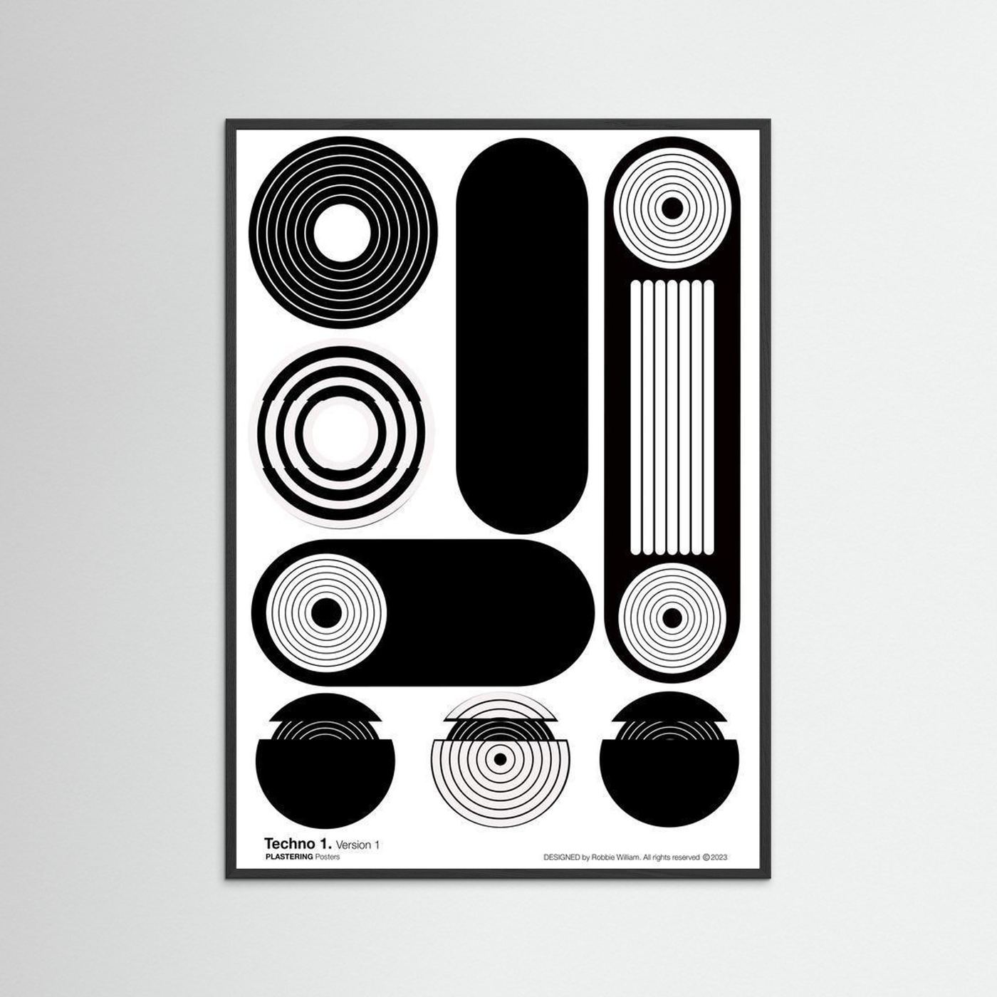 TECNO 1 - V1 by WalkinHISlight.art - Fine Art Printed Posters