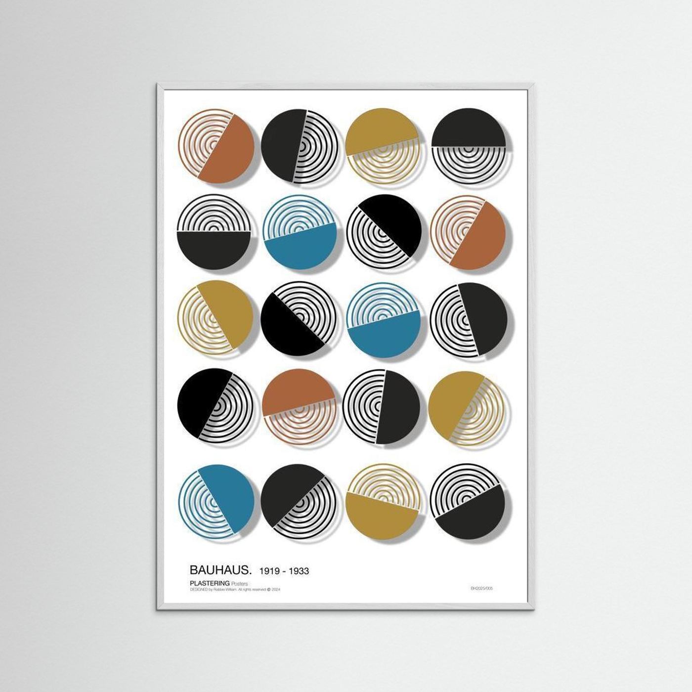 BAUHAUS 1919-1933 D001 V5  by WalkinHISlight.art - Fine Art Printed Posters