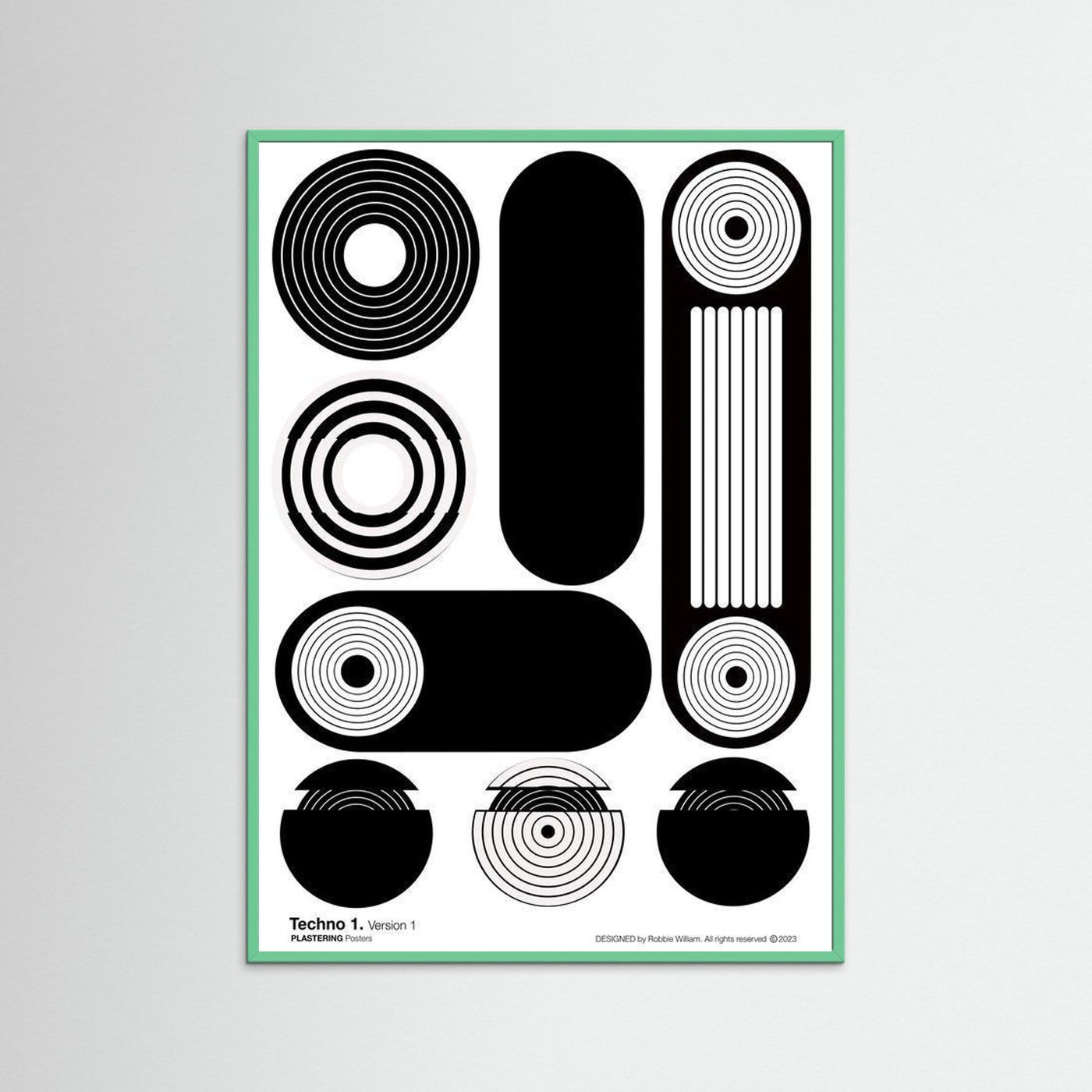 TECNO 1 - V1 by WalkinHISlight.art - Fine Art Printed Posters