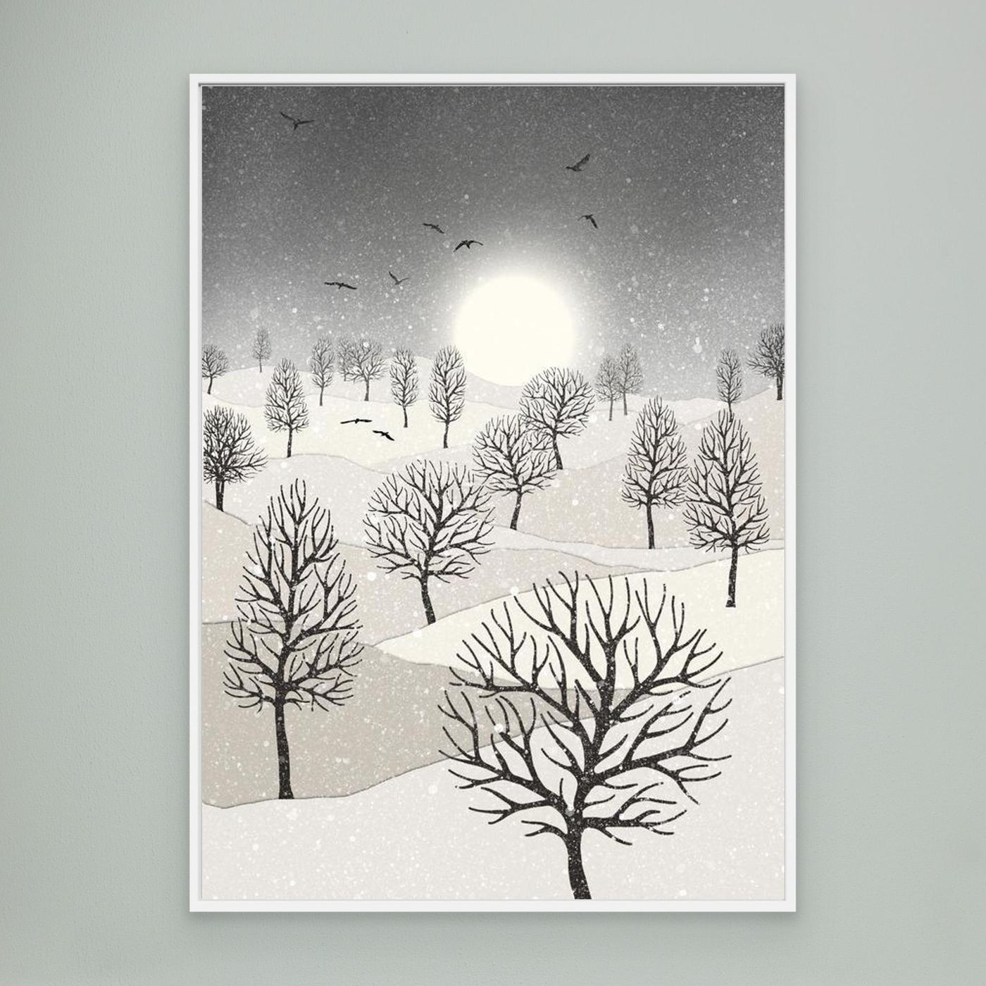 WINTER SUN  by WalkinHISlight.art - Fine Art Canvases