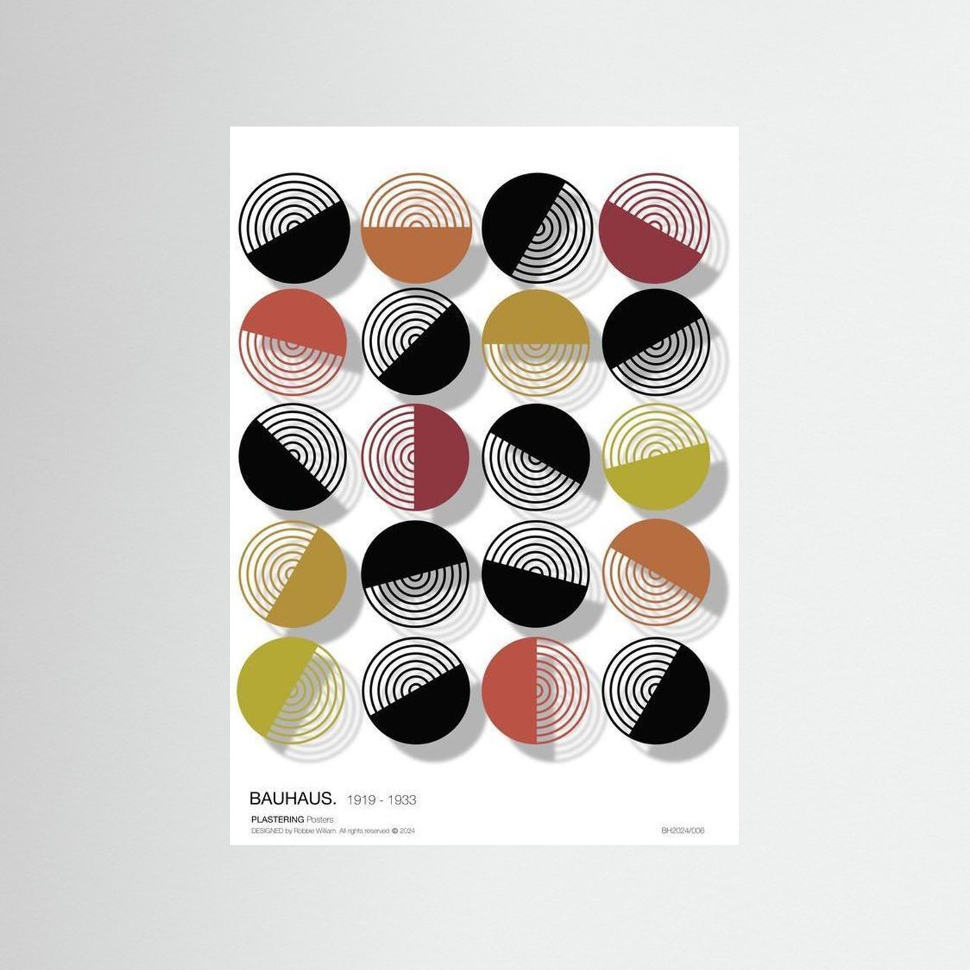 BAUHAUS 1919-1933 D001 V6  by WalinHISlight.art - Fine Art Printed Posters